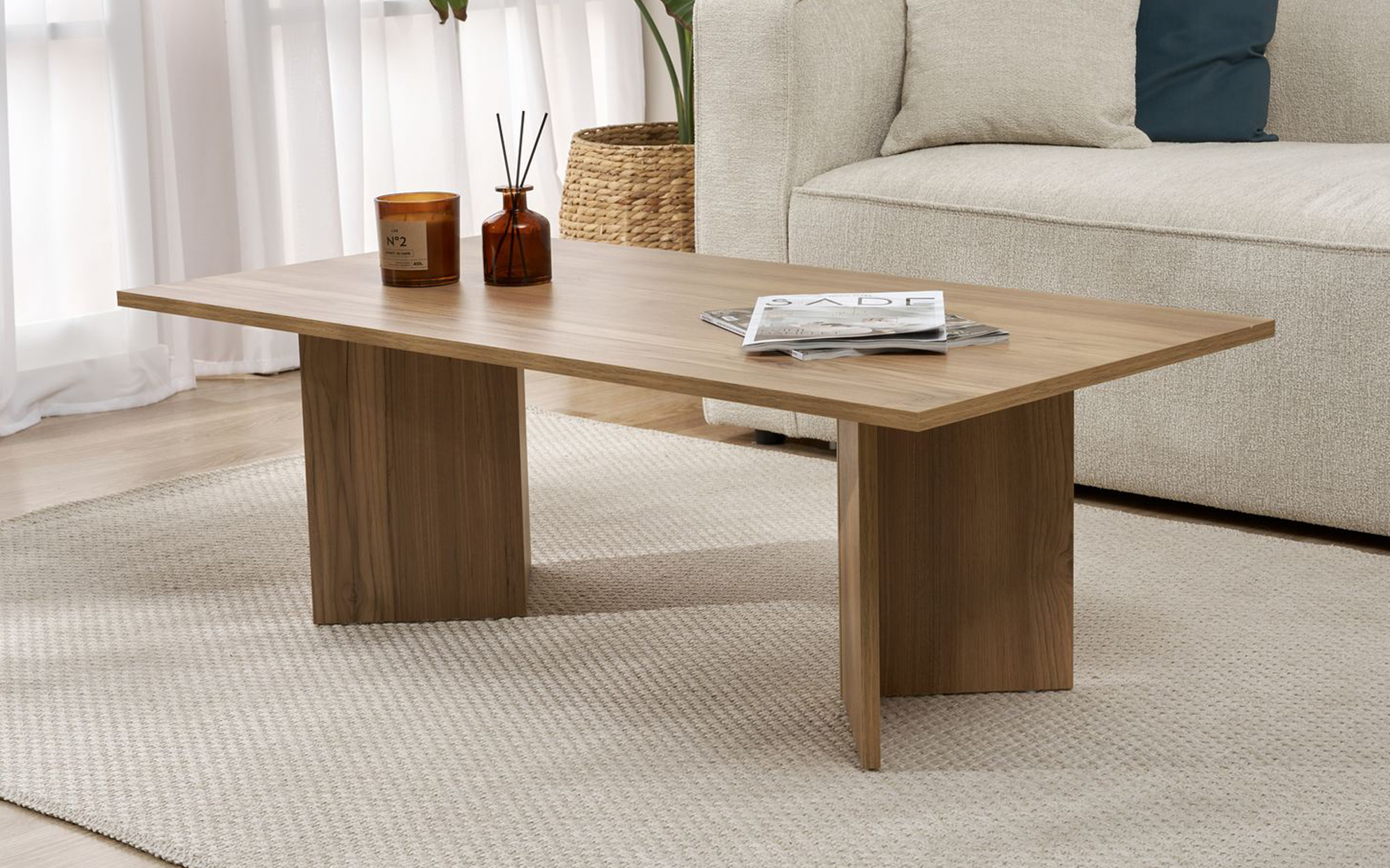 Masuta de cafea Sabin, stejar  4