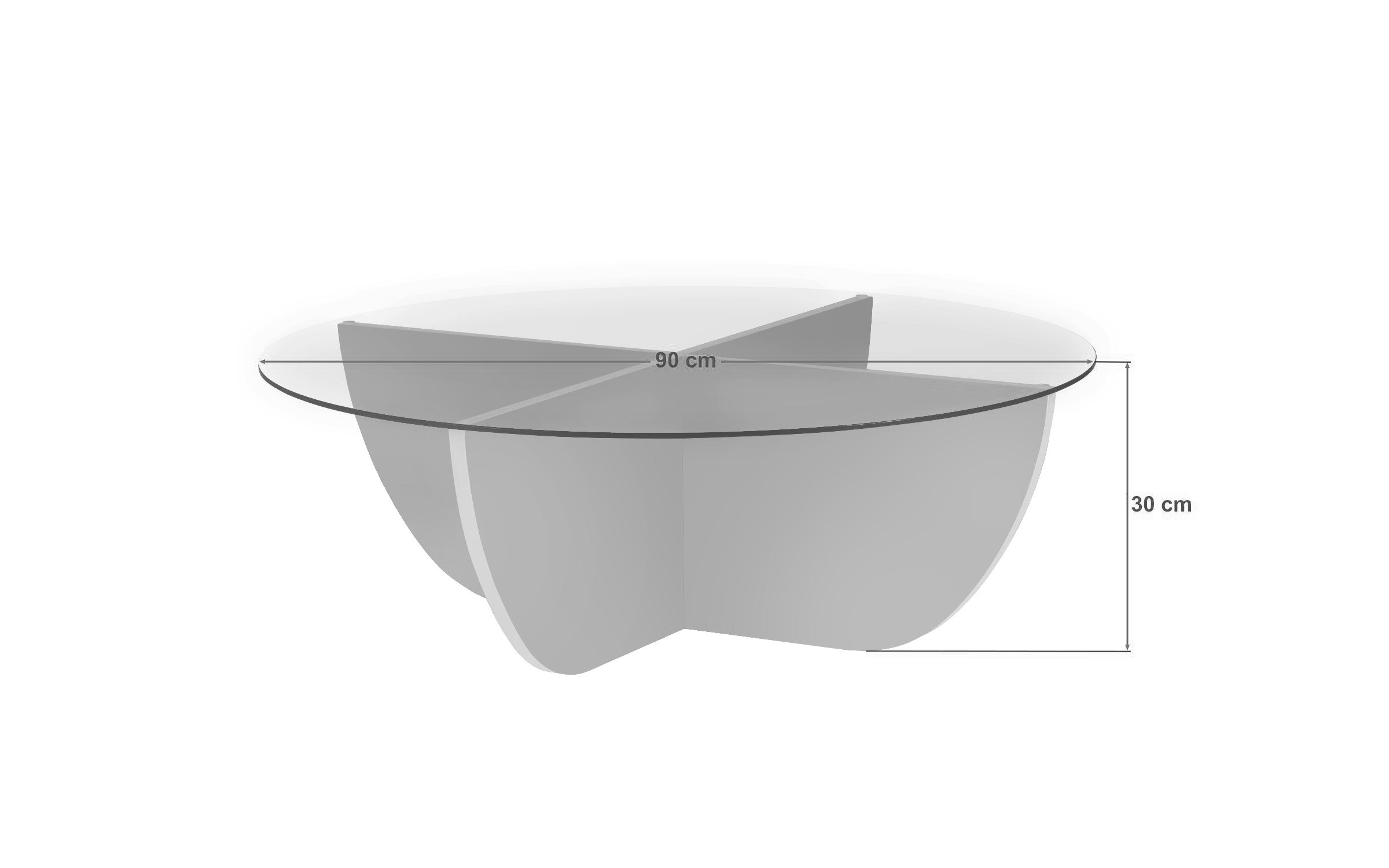 Masuta de cafea Lia, negru  2