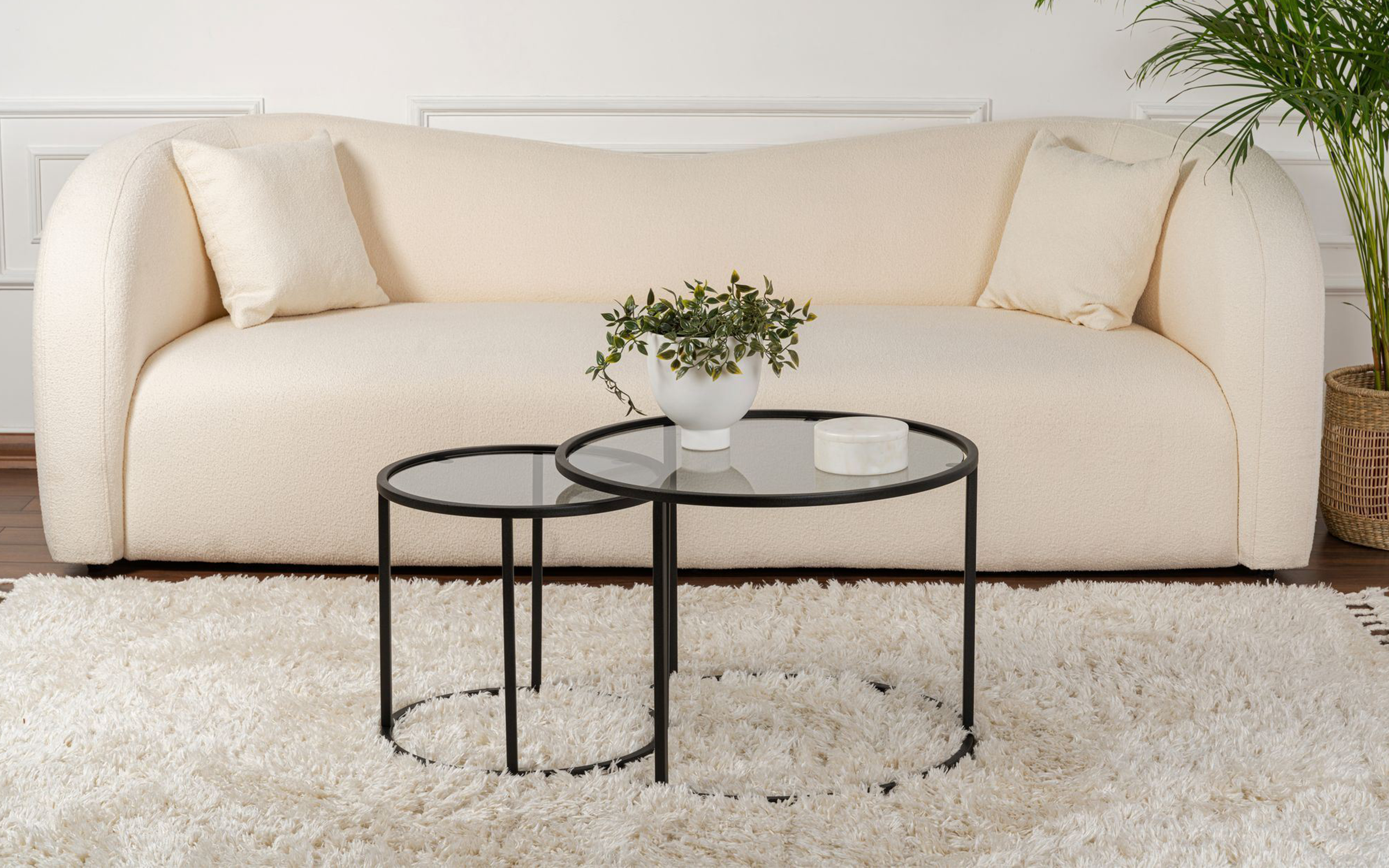 Set masute de cafea Anira, negru  2