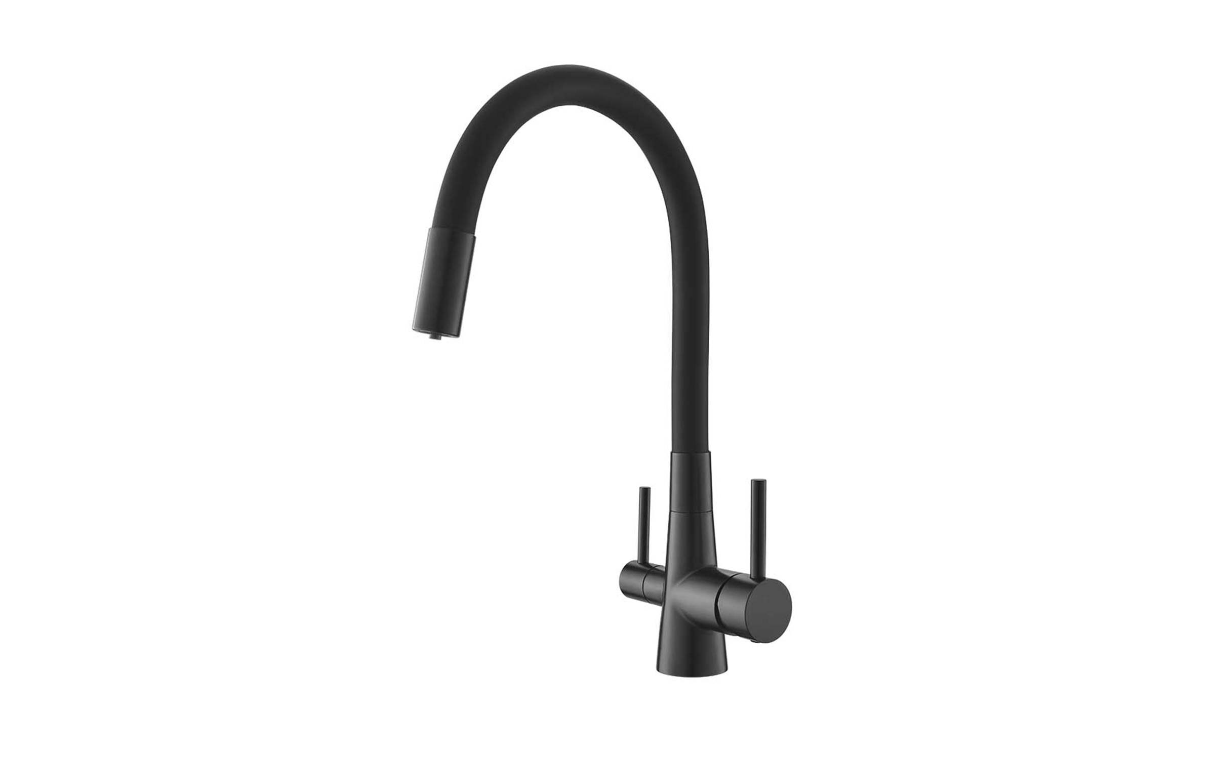 Robinet de bucatarie pentru apa potabila ICF7107801B, negru mat  1