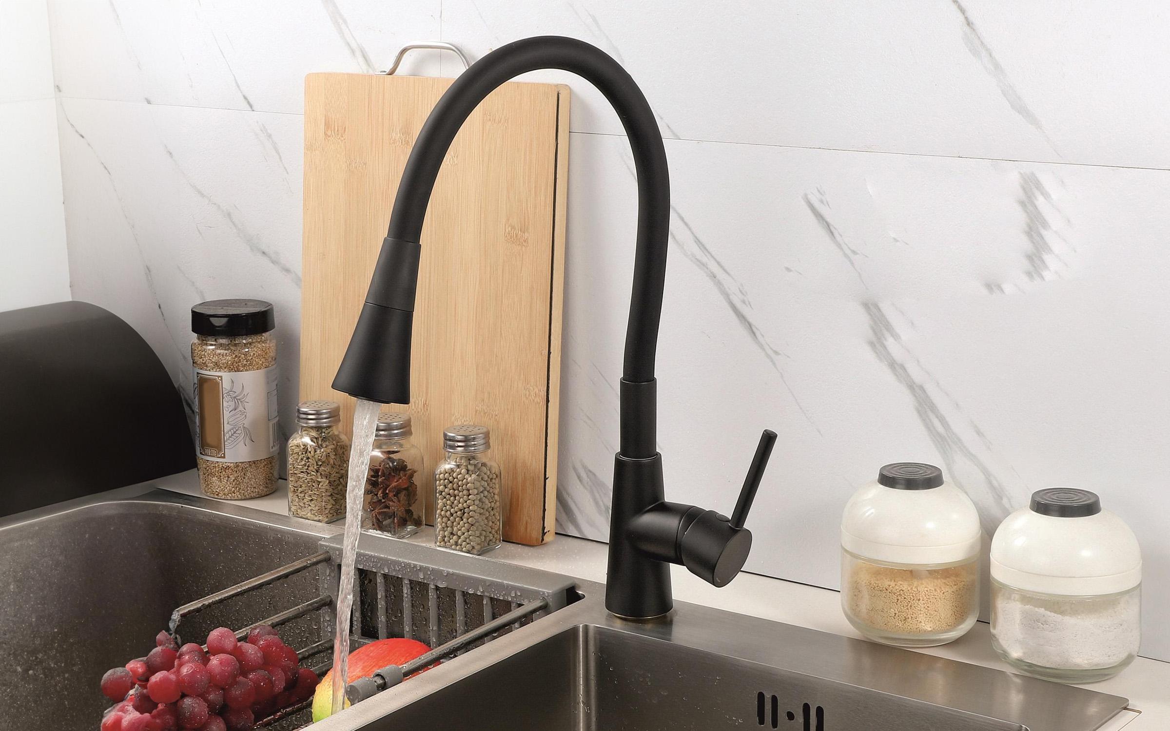 Set de bucatarie Misara, latte + stejar scandinav deschis + alb lucios + mustar  3