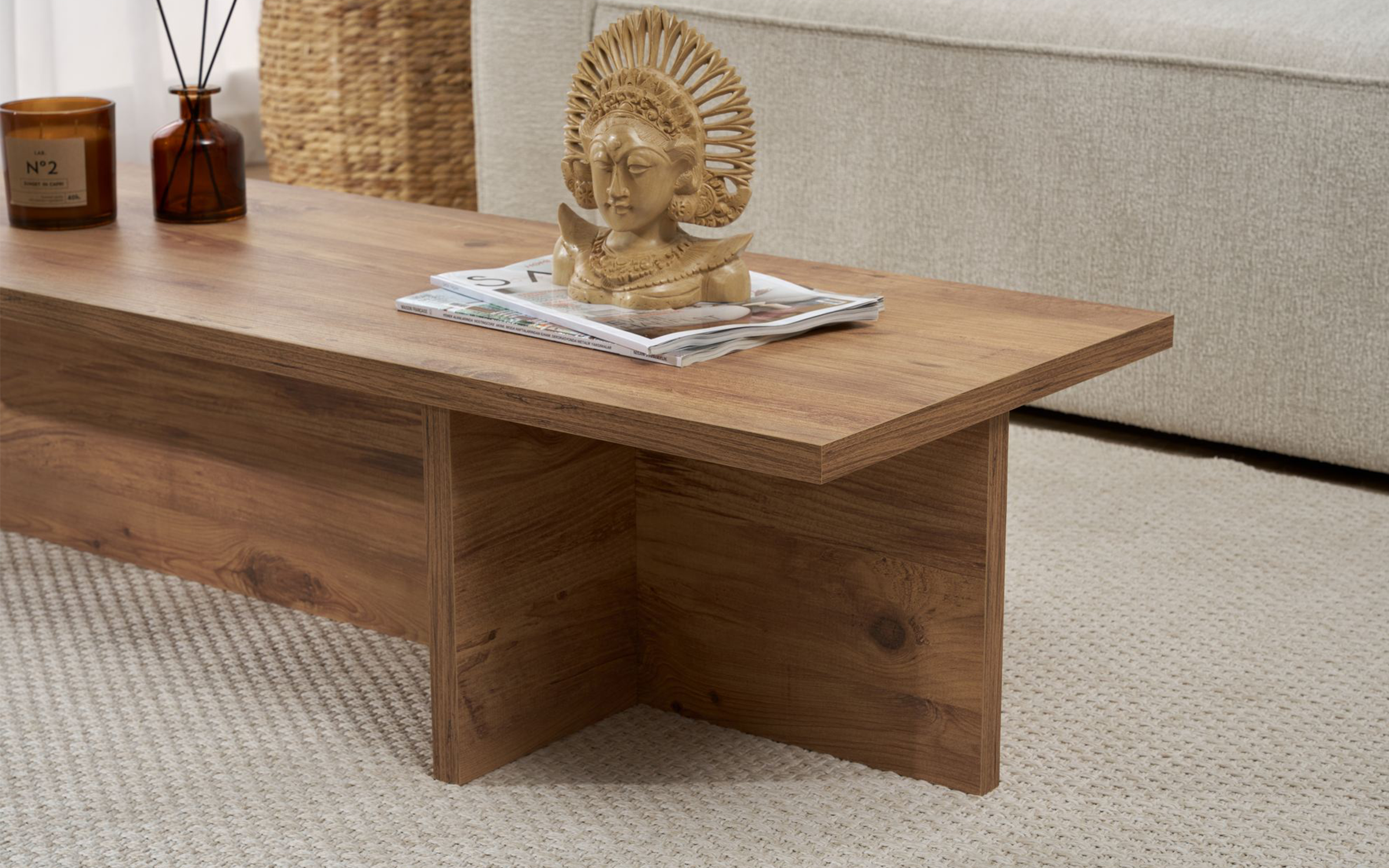 Masuta de cafea Elara, pin atlantic  5