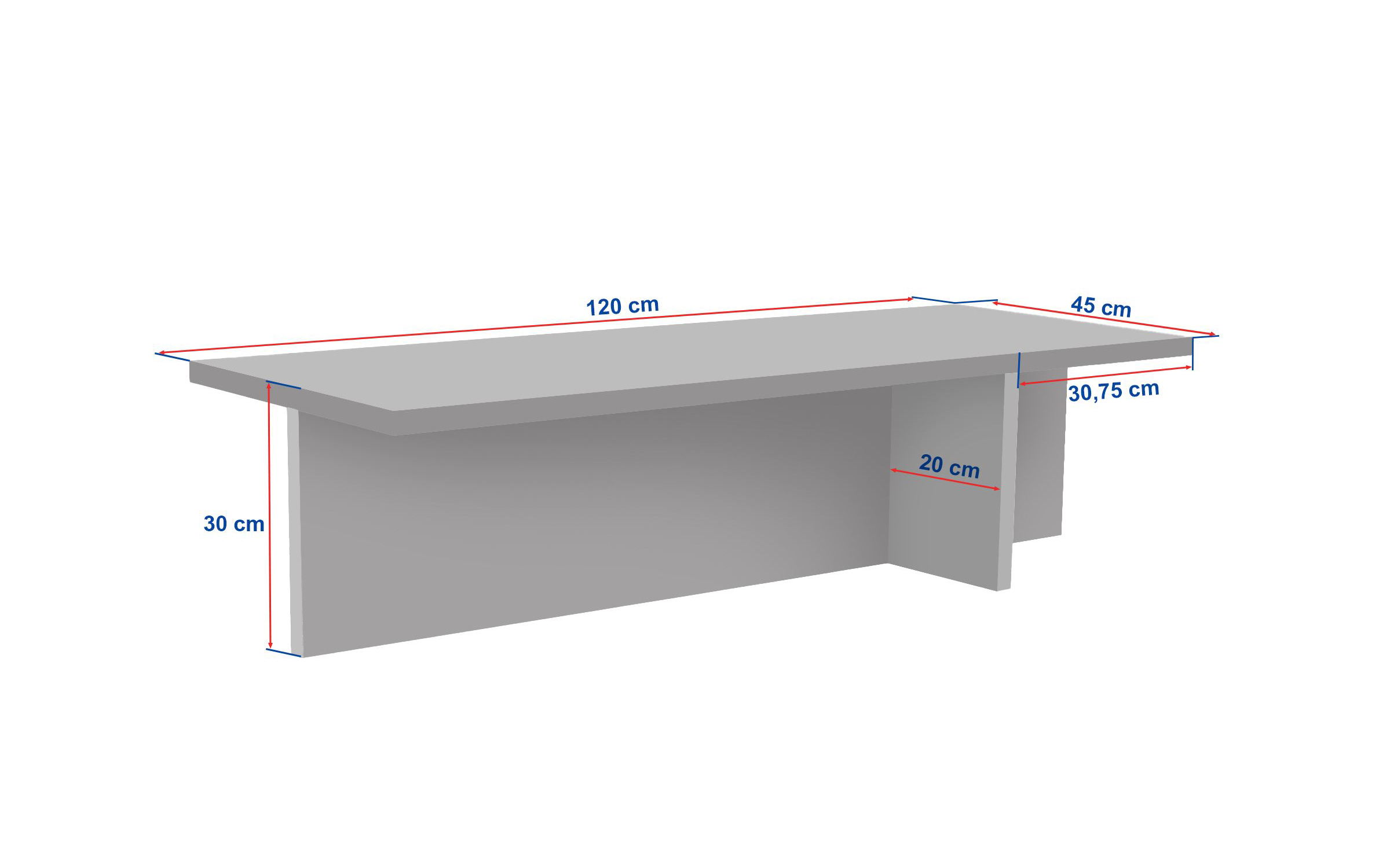 Masuta de cafea Elara, pin atlantic  2