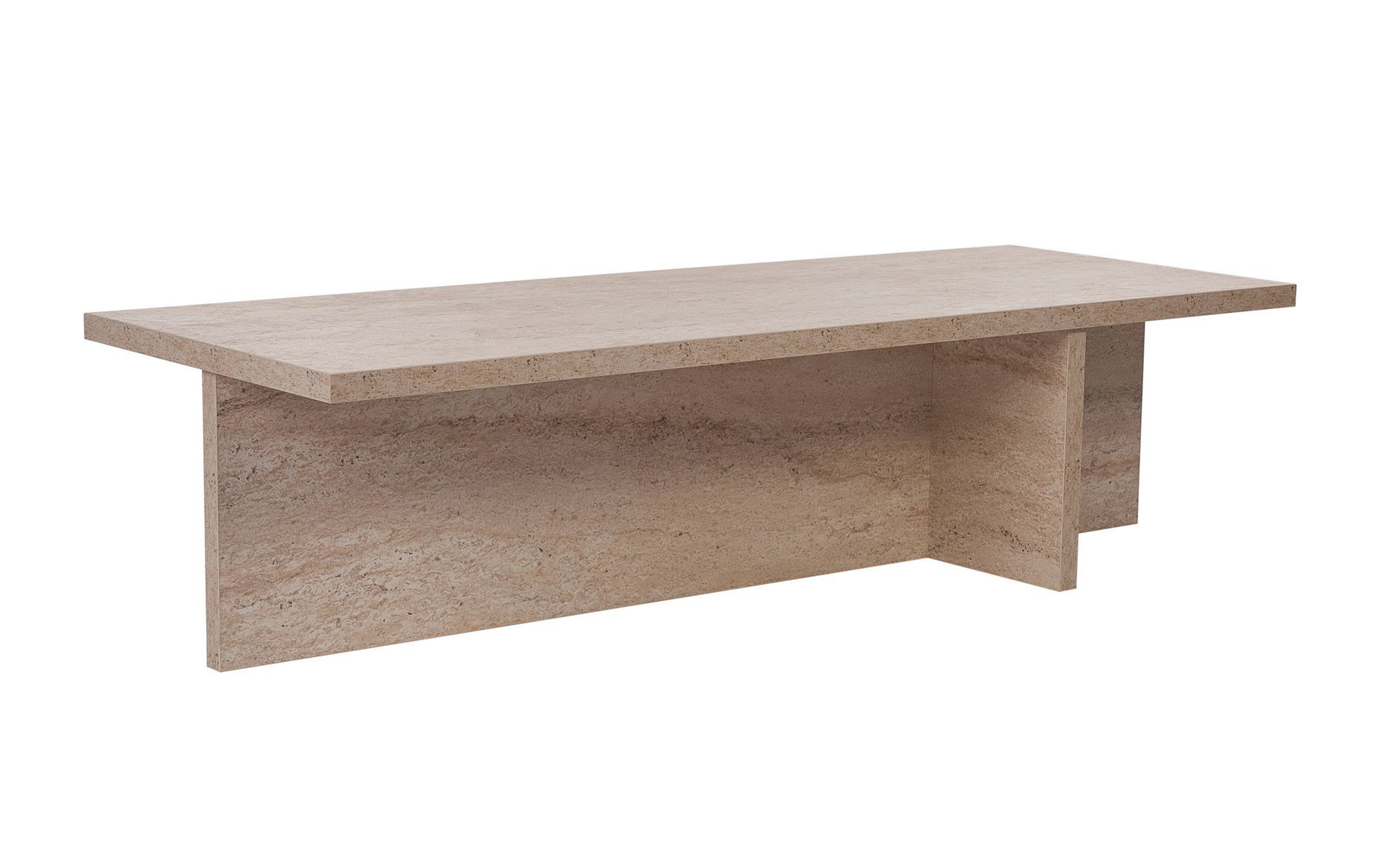 Masuta de cafea Elara, decor travertin  8