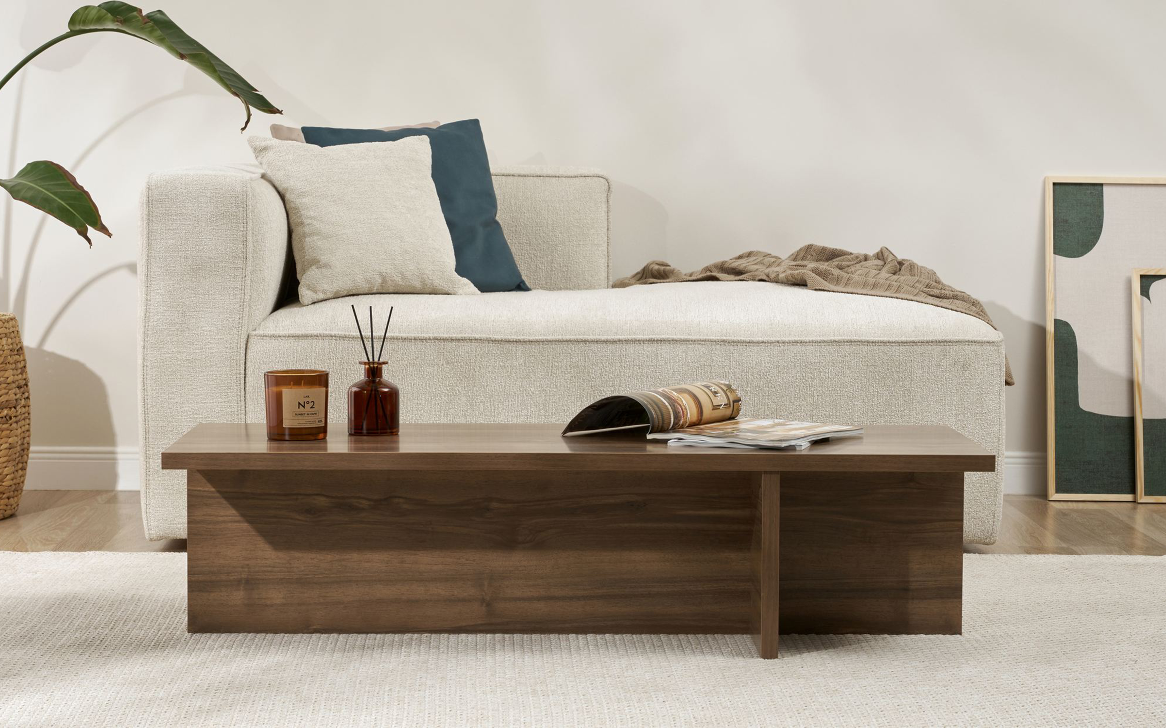 Masuta de cafea Elara, nuc  3