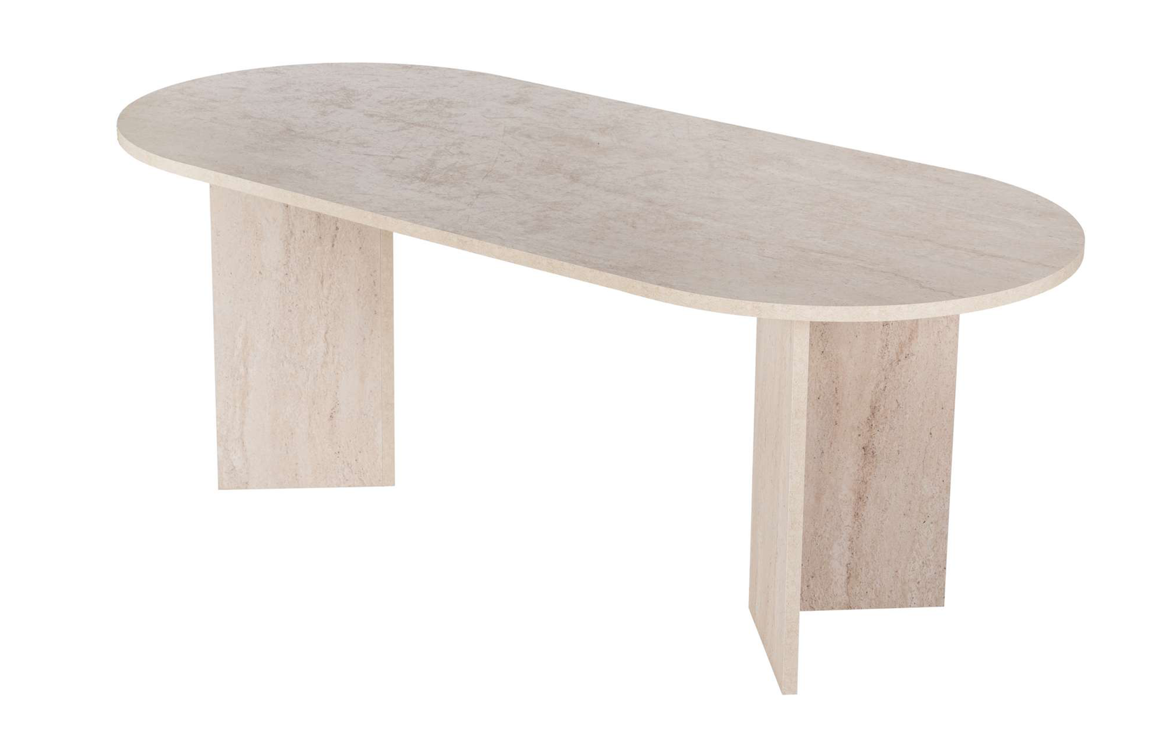 Masa dining Sabela, decor travertin  4