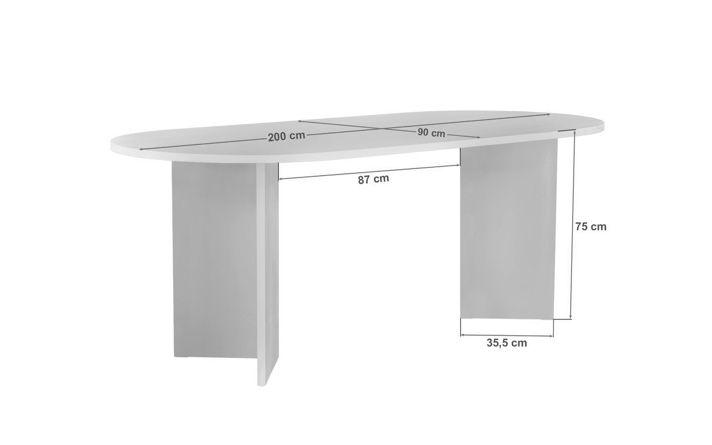 Masa dining Sabela, decor travertin  2