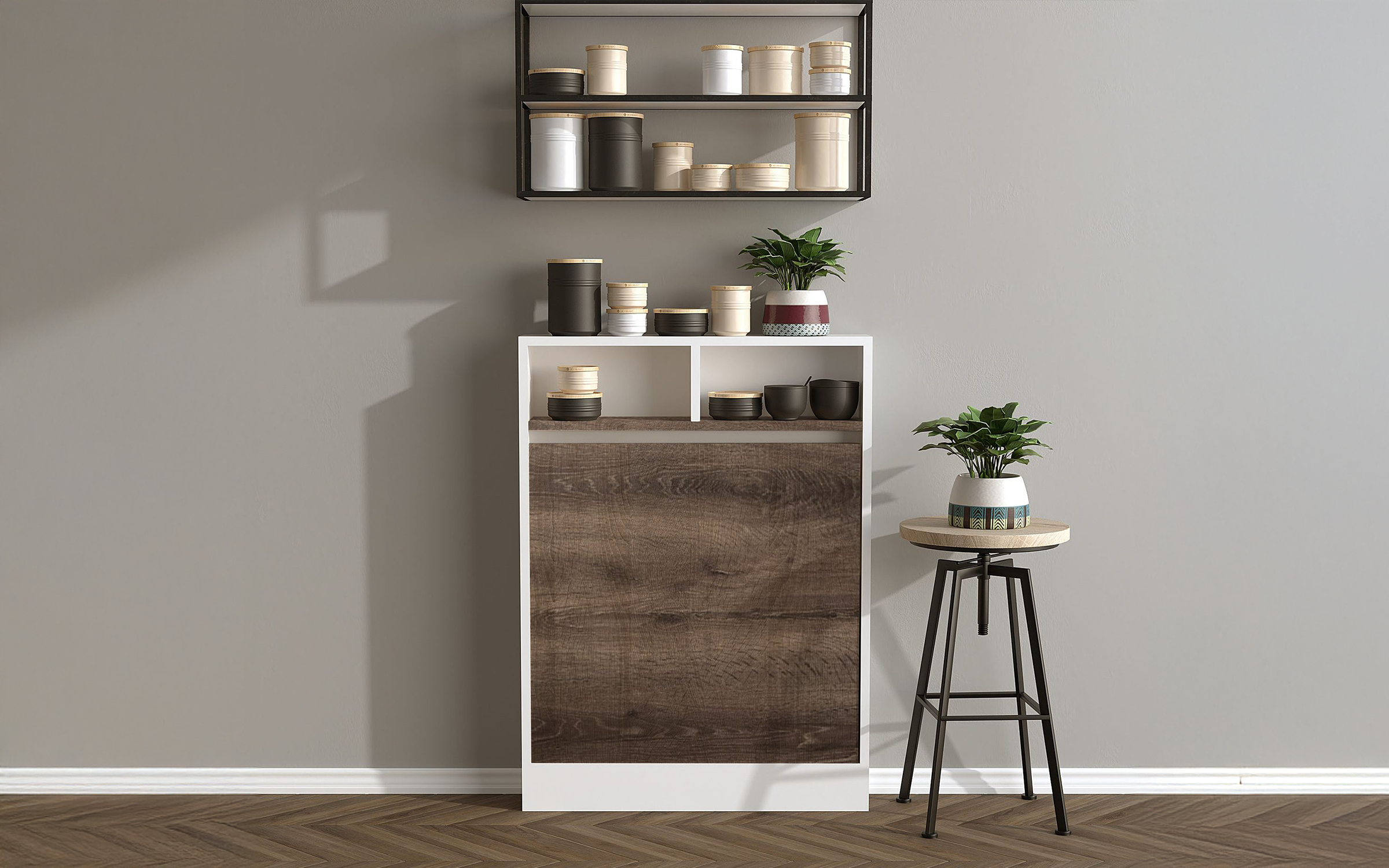 Masa pentru perete /pliabila/ Artona, alb + patara  3