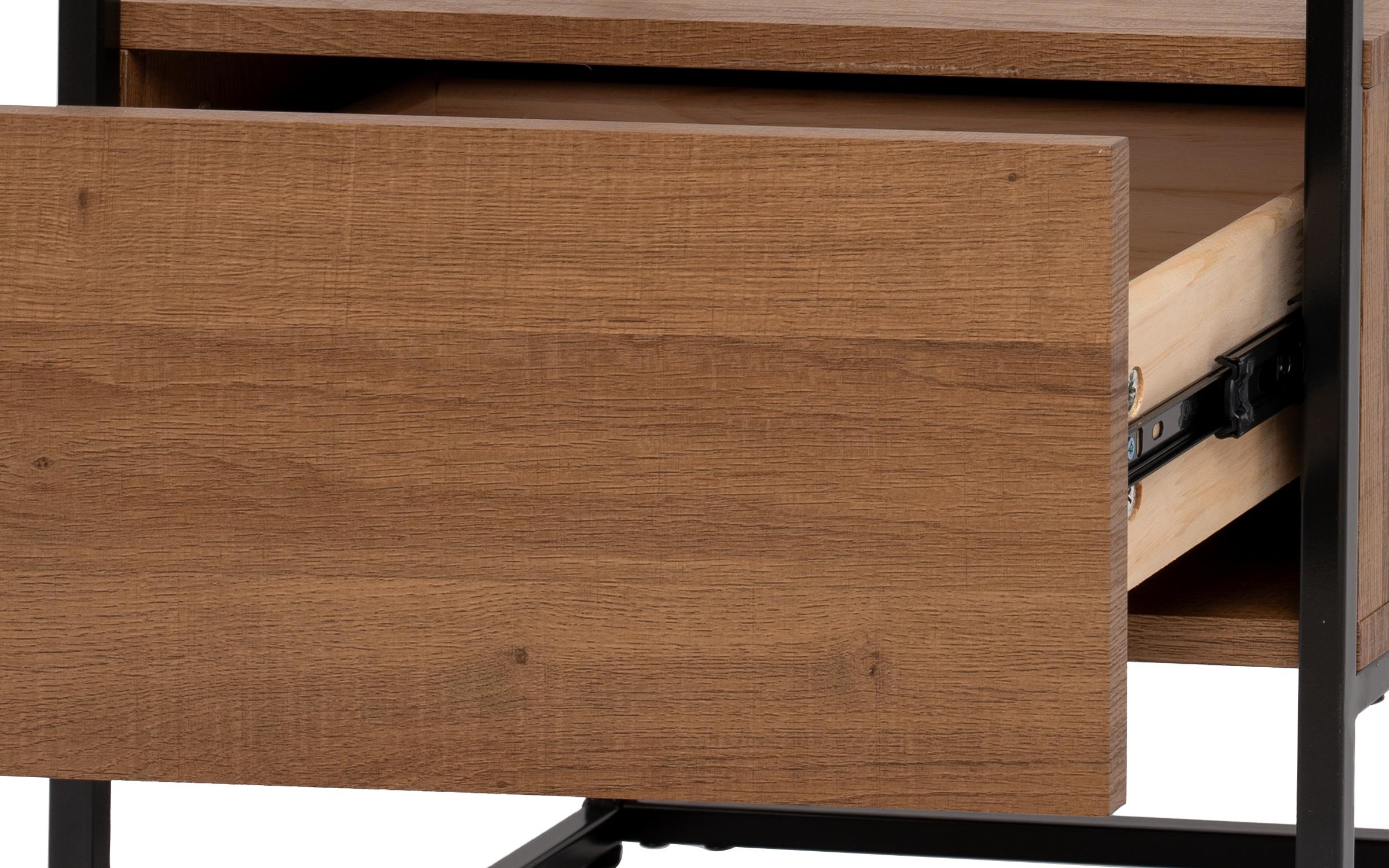 Masuta de cafea Lena, stejar + negru  3