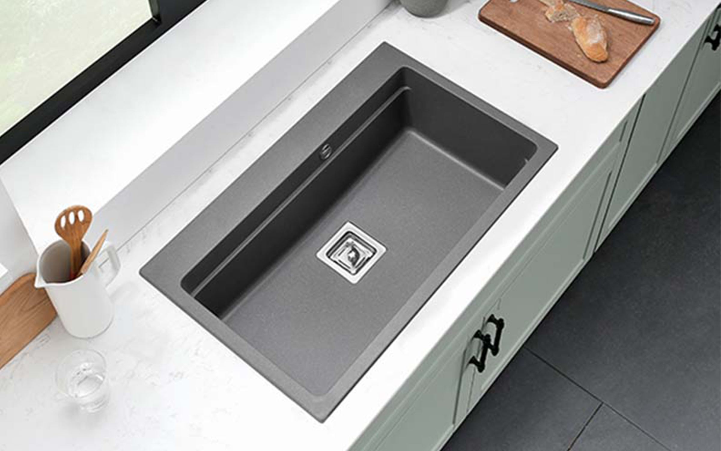 8213 Chiuveta din granit, gri  2