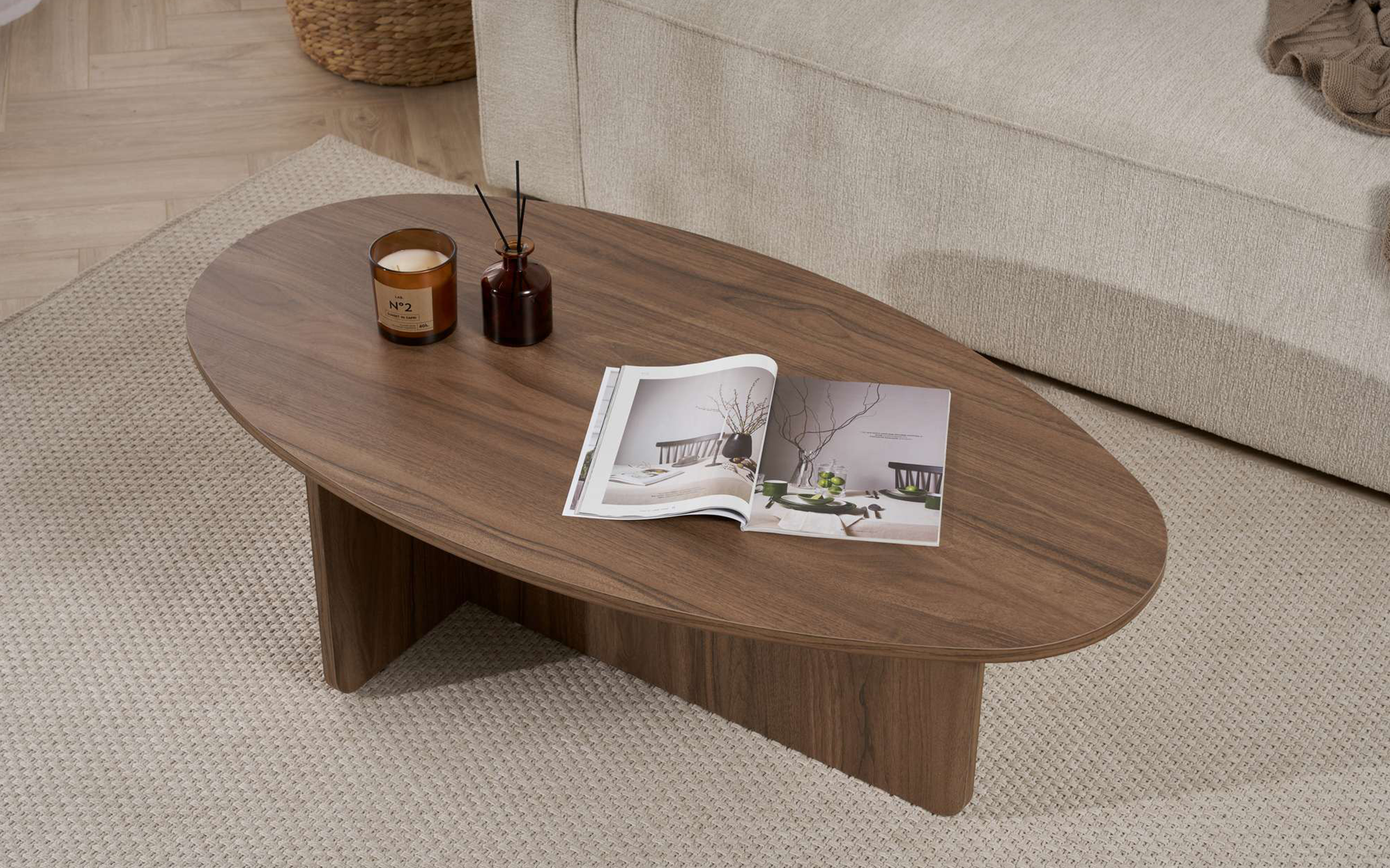 Masuta de cafea Orba, nuc  4