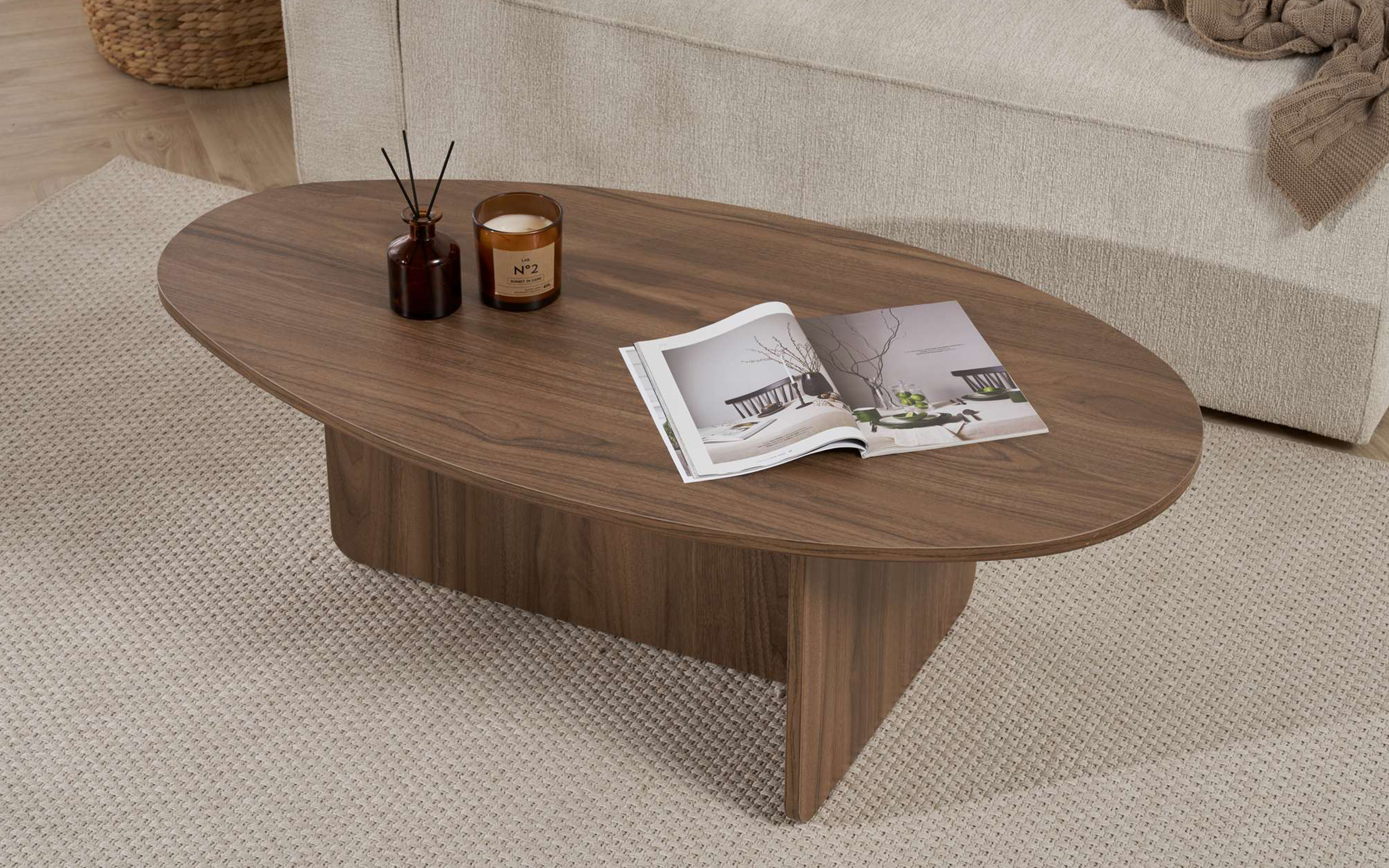 Masuta de cafea Orba, nuc  5