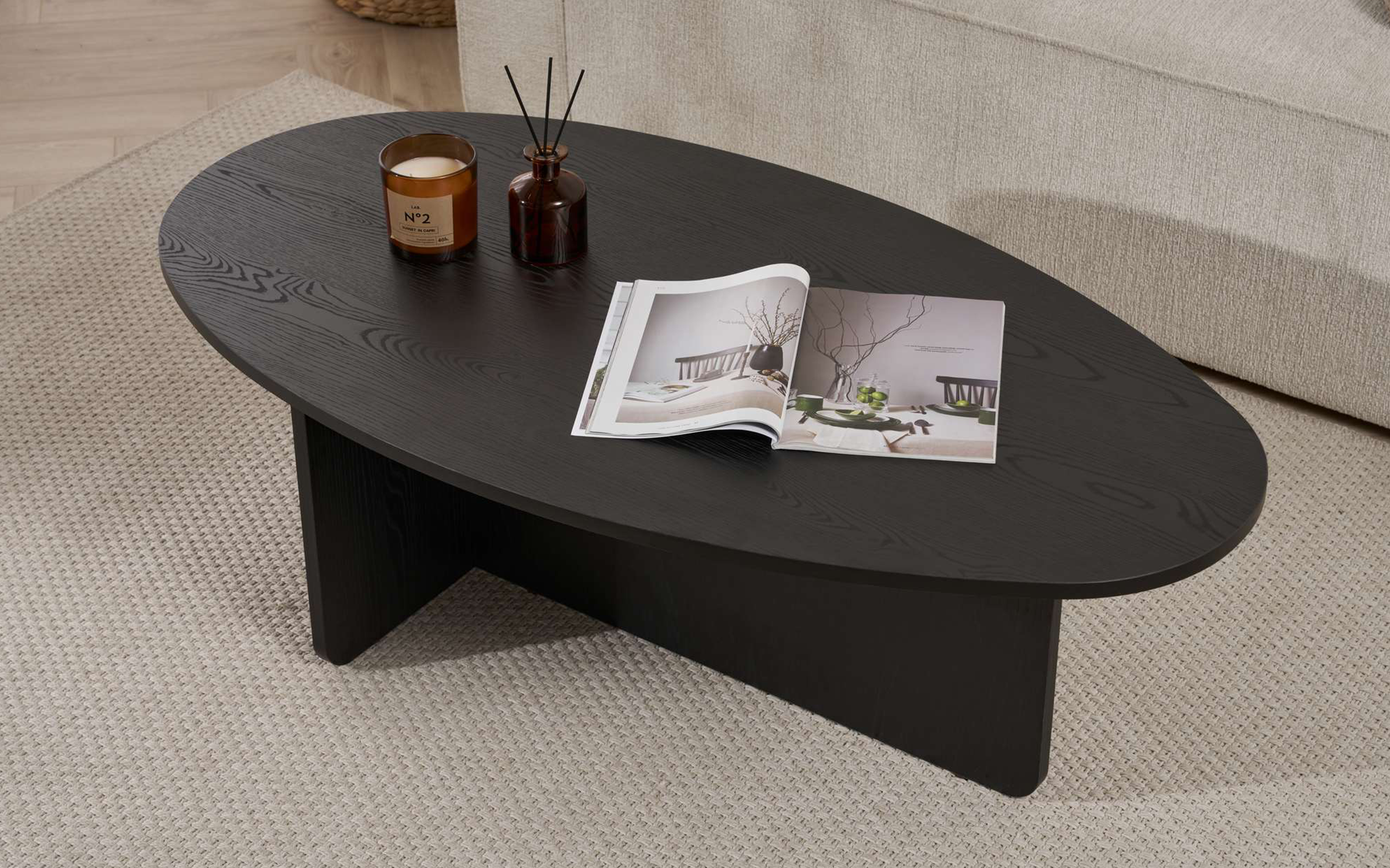 Masuta de cafea Orba, negru  4