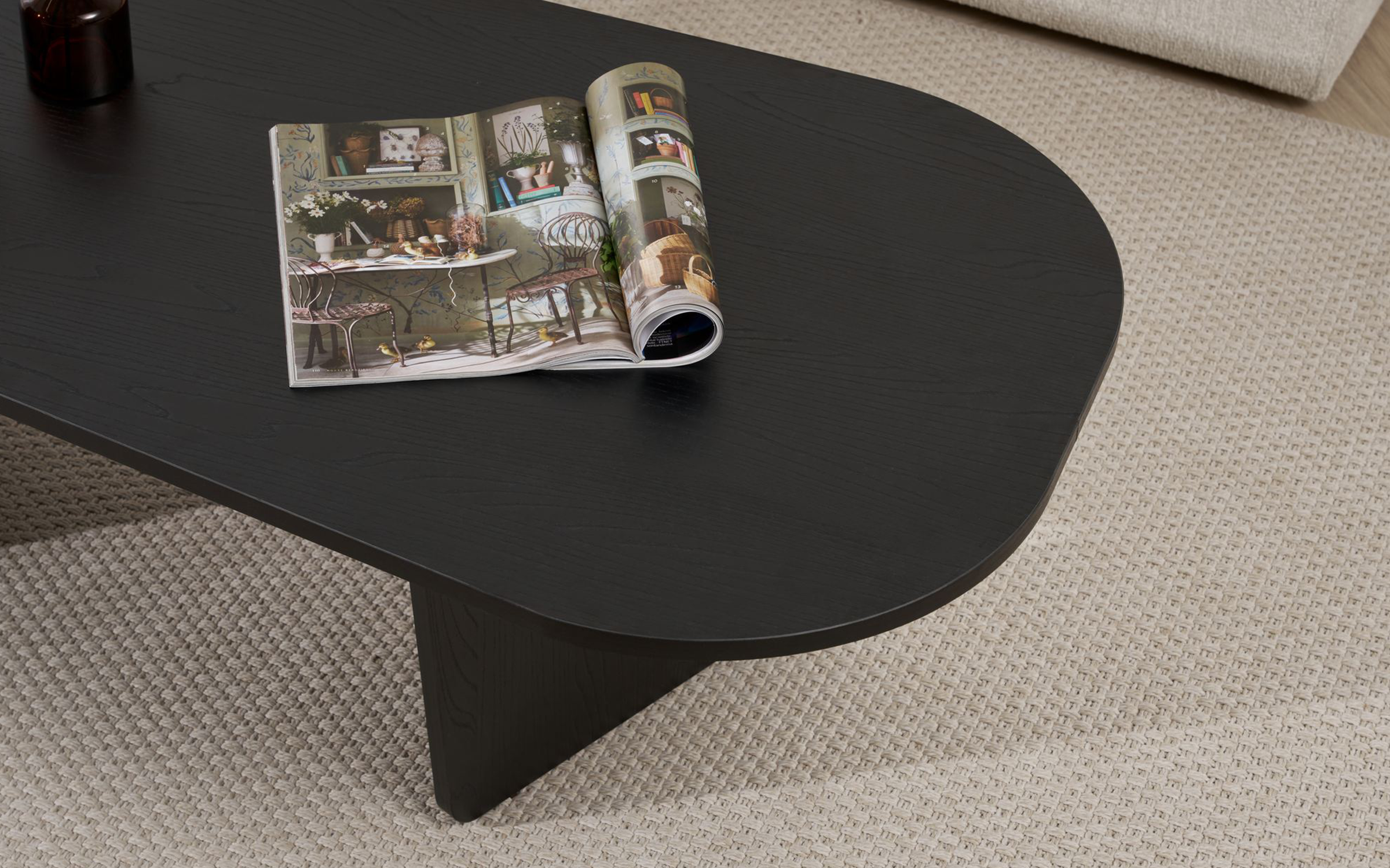 Masuta de cafea Ovalis, negru  6