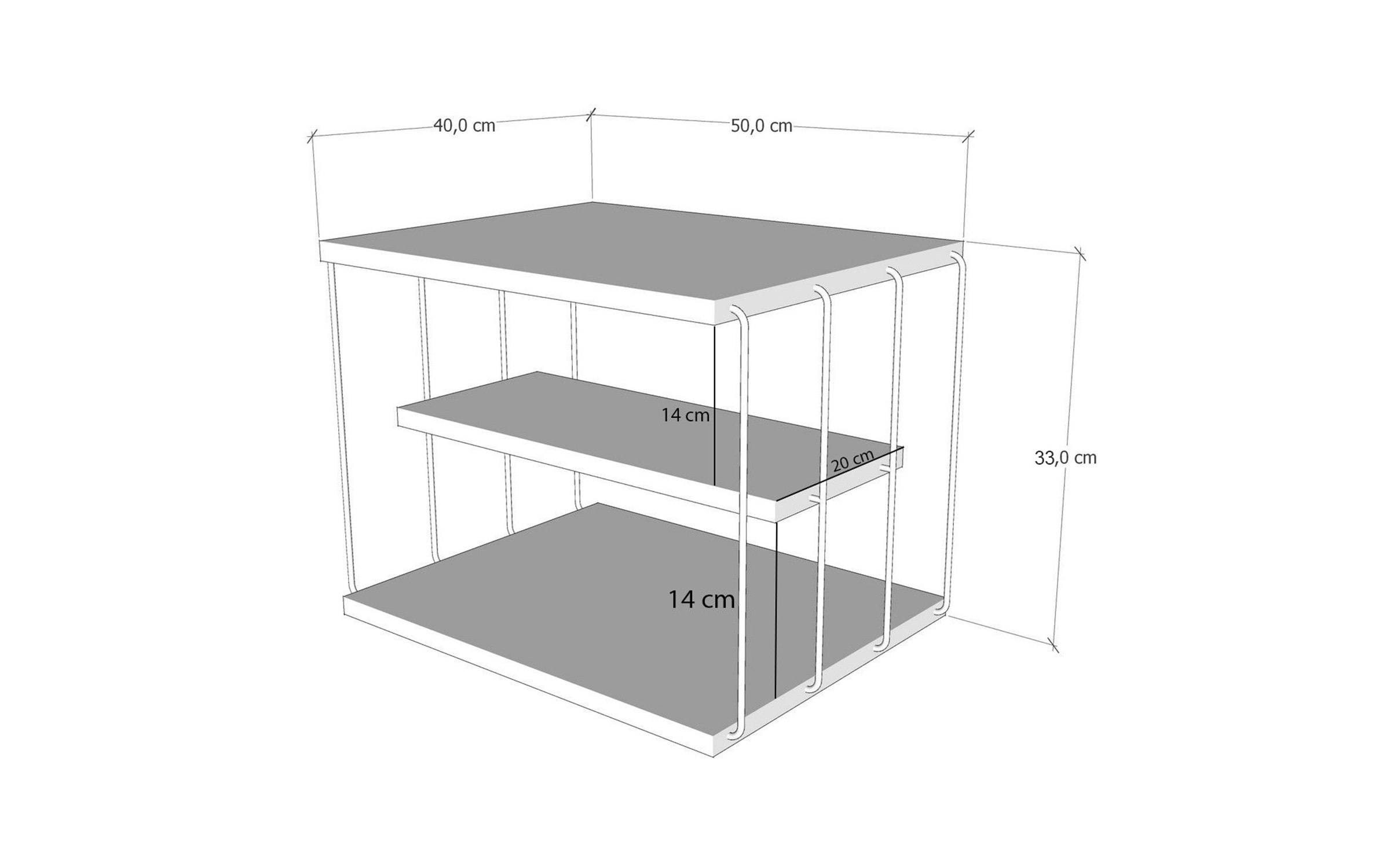 Masuta ajutatoare Elora, pin + negru  2
