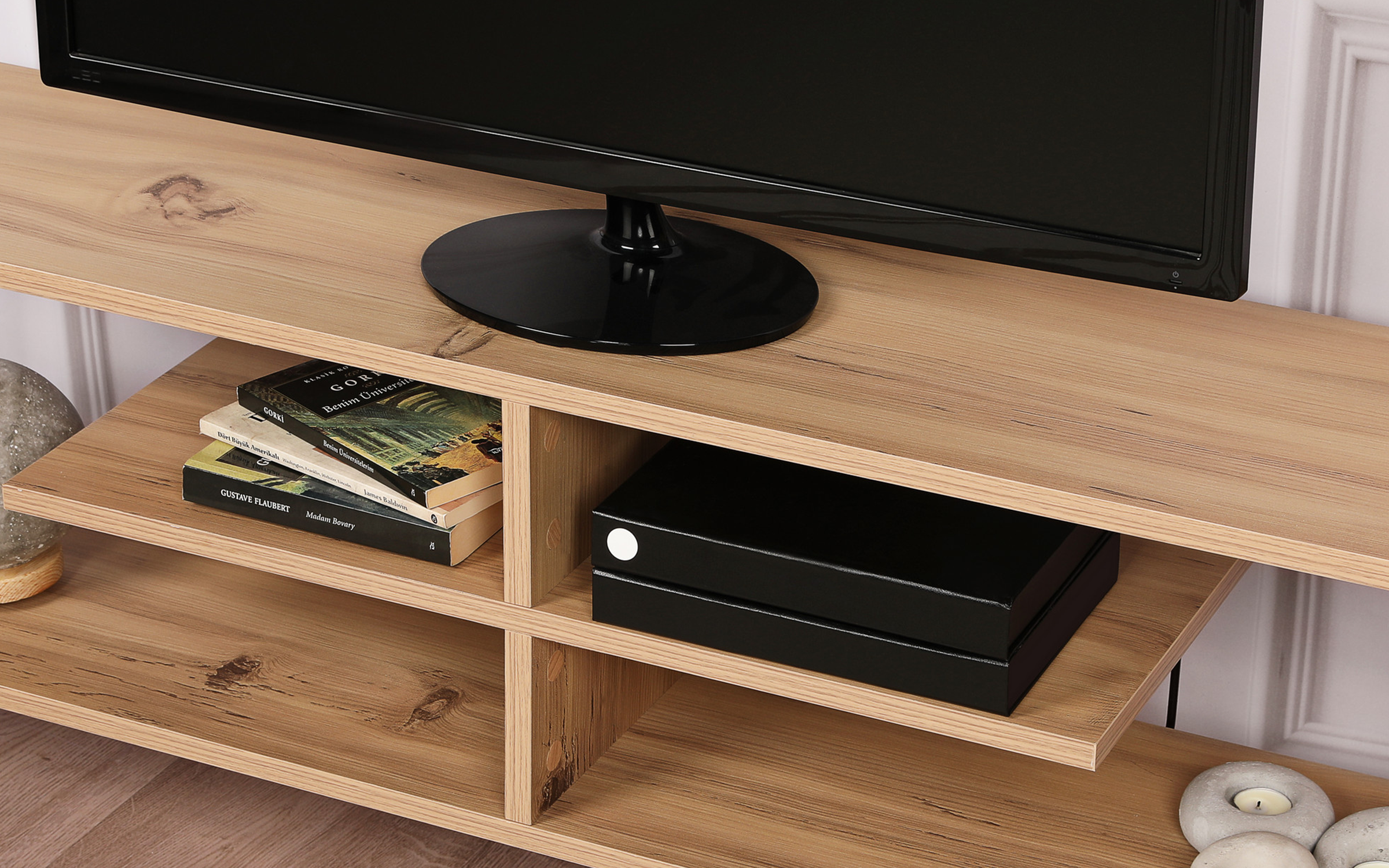 Modul TV Hezel, stejar  4