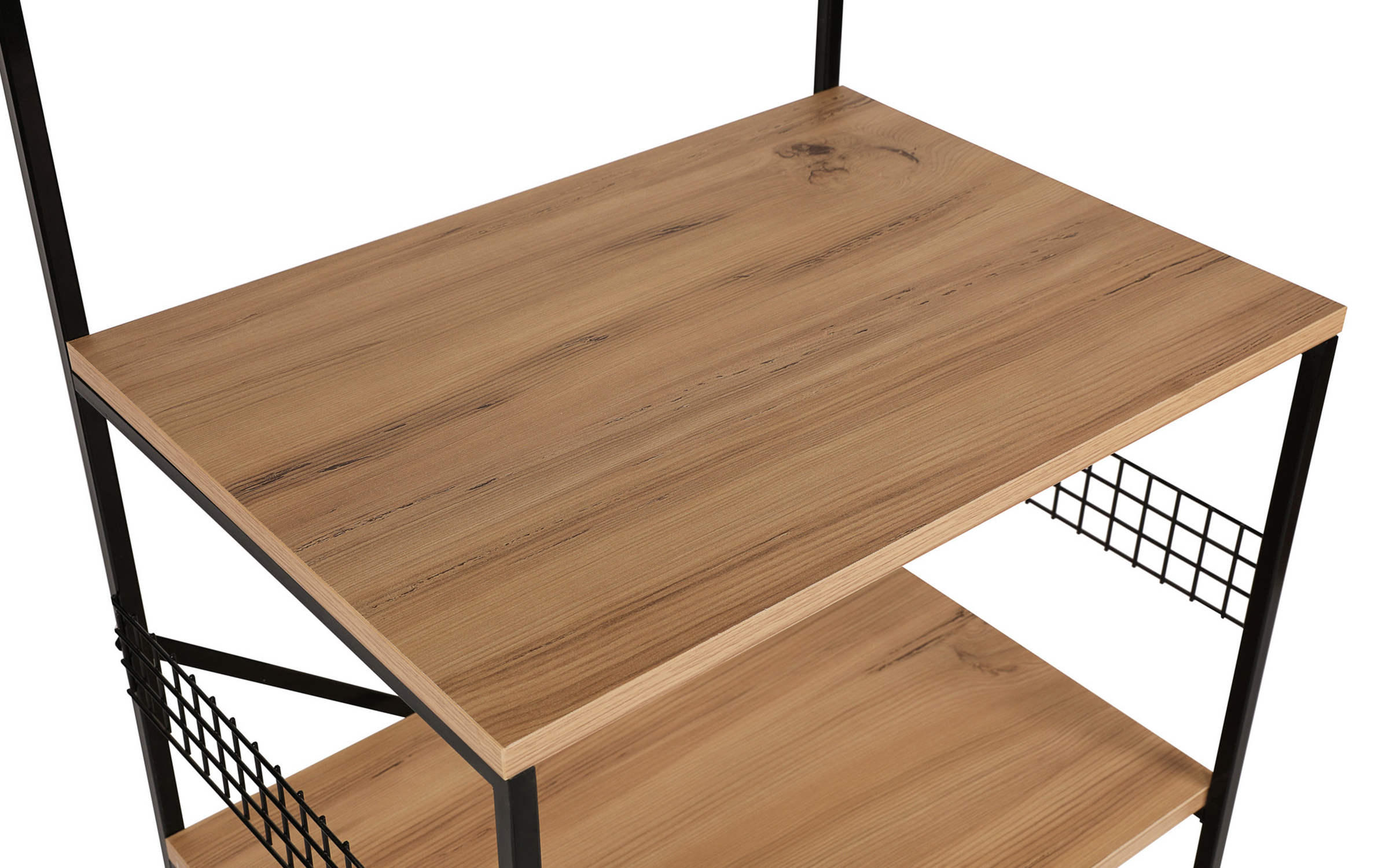 Etajera Anemon, pin + negru  9