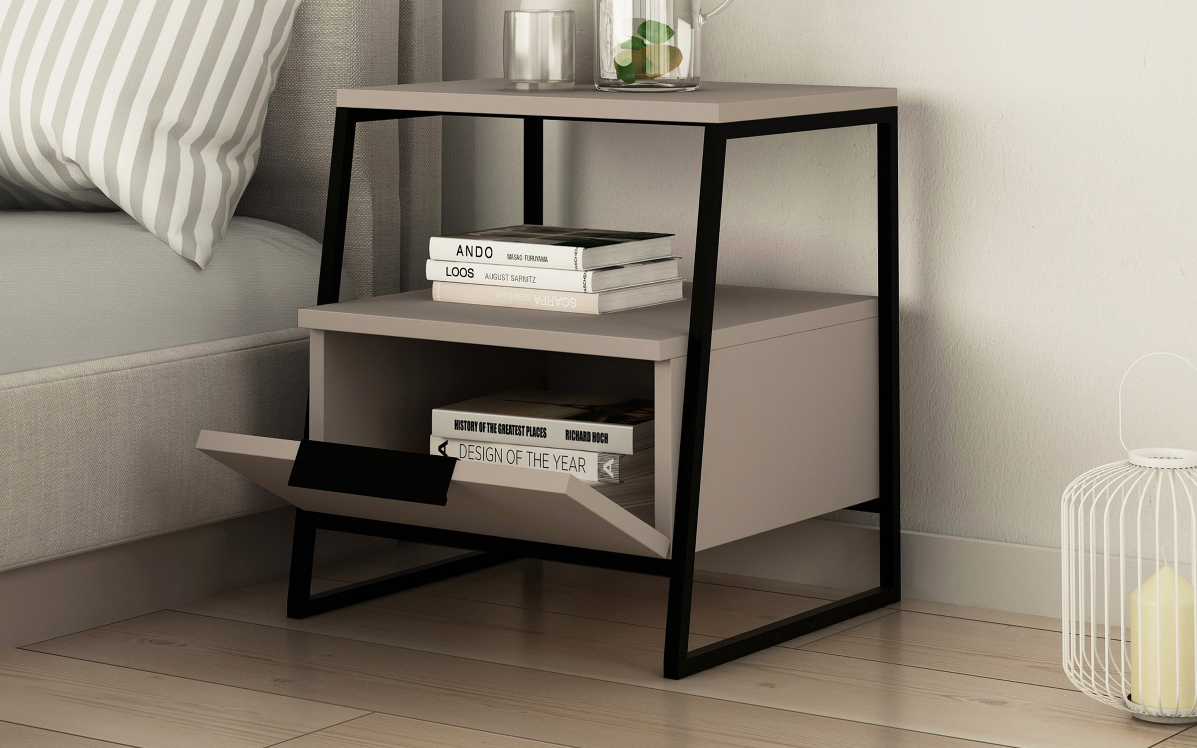 Noptiera Pall, moccha deschis  3