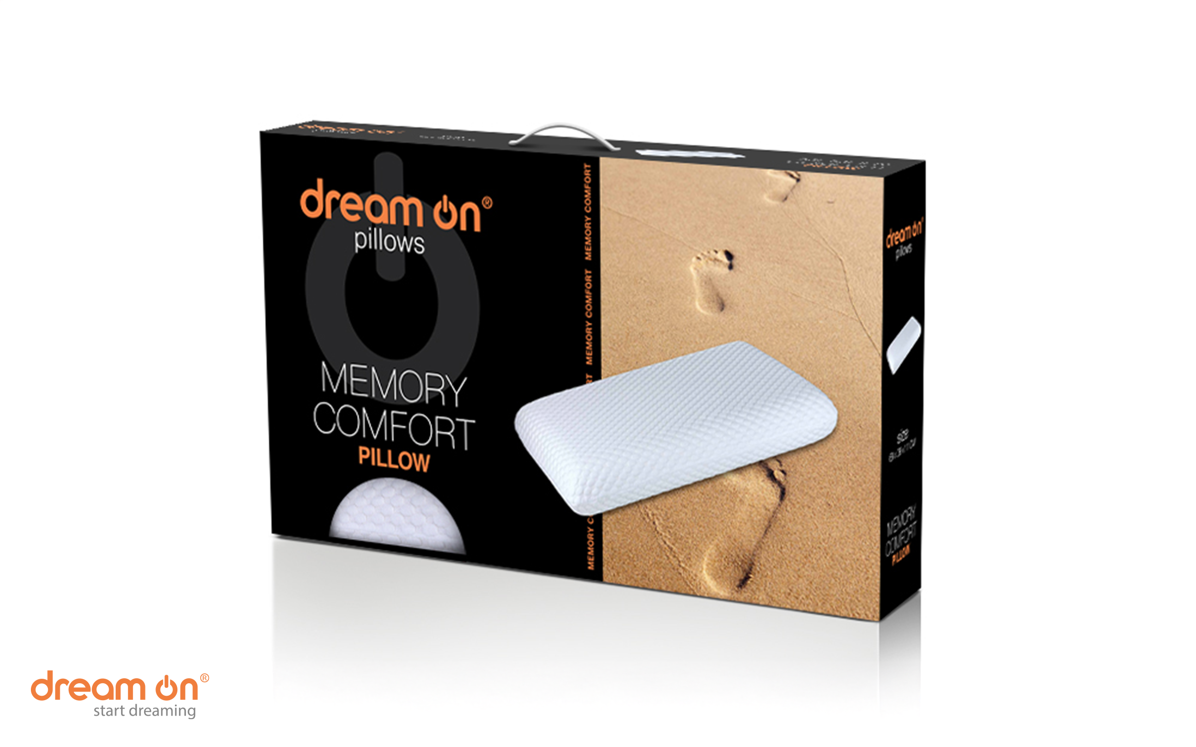 Perna 68/40 Memory Comfort, alb  4