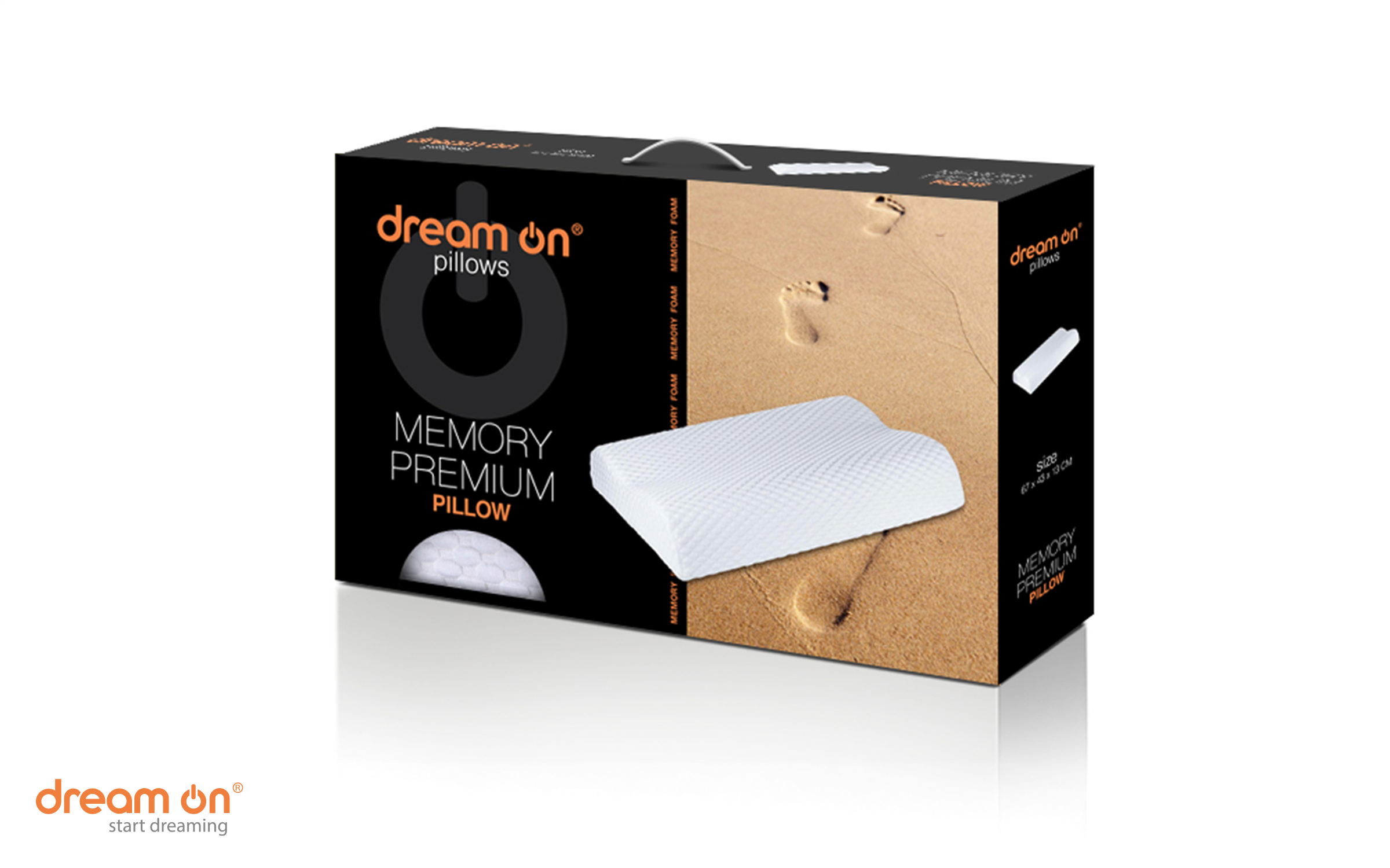 Perna 67/43 Memory Premium, alb  4