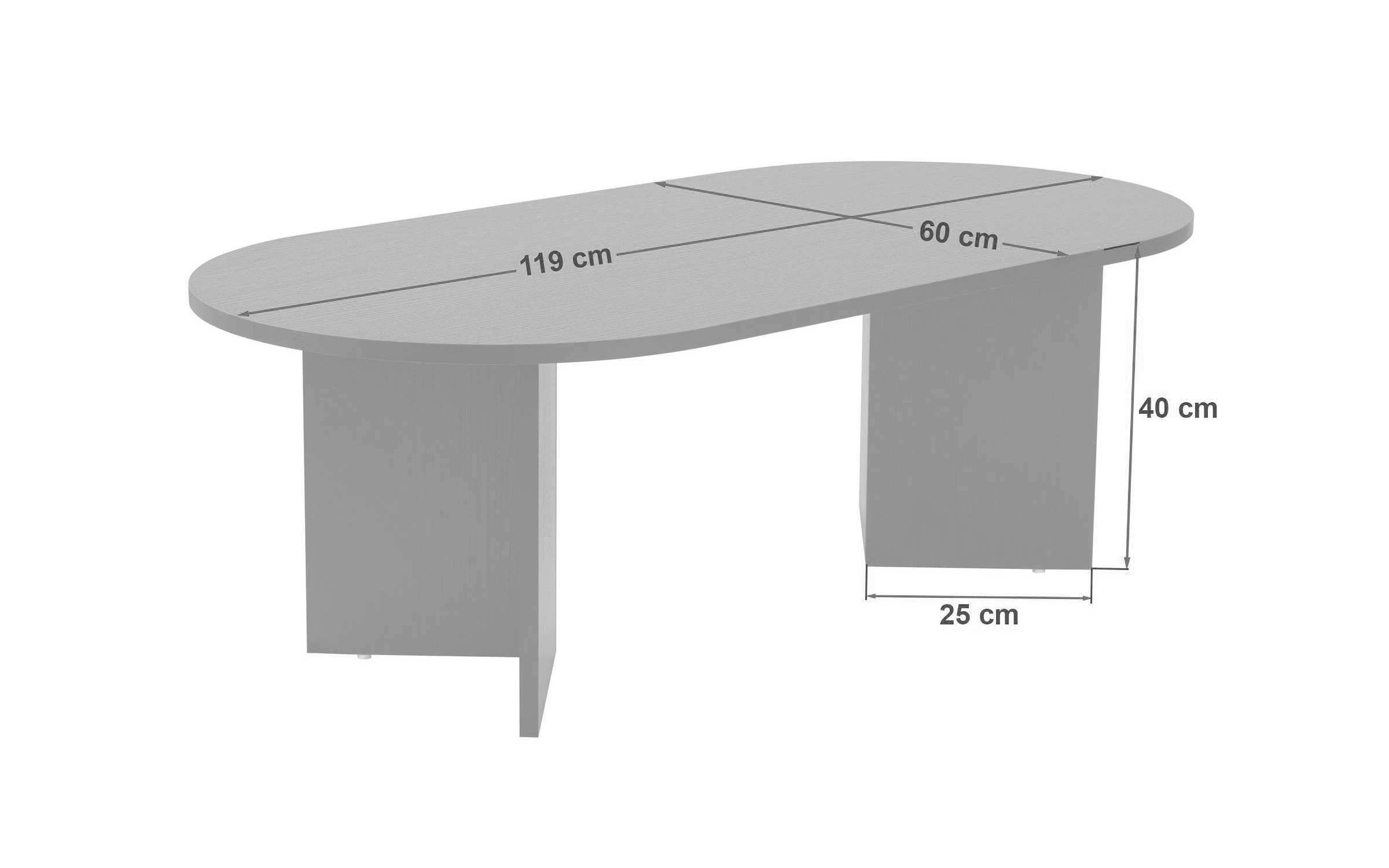 Masuta de cafea Salima, alb  2