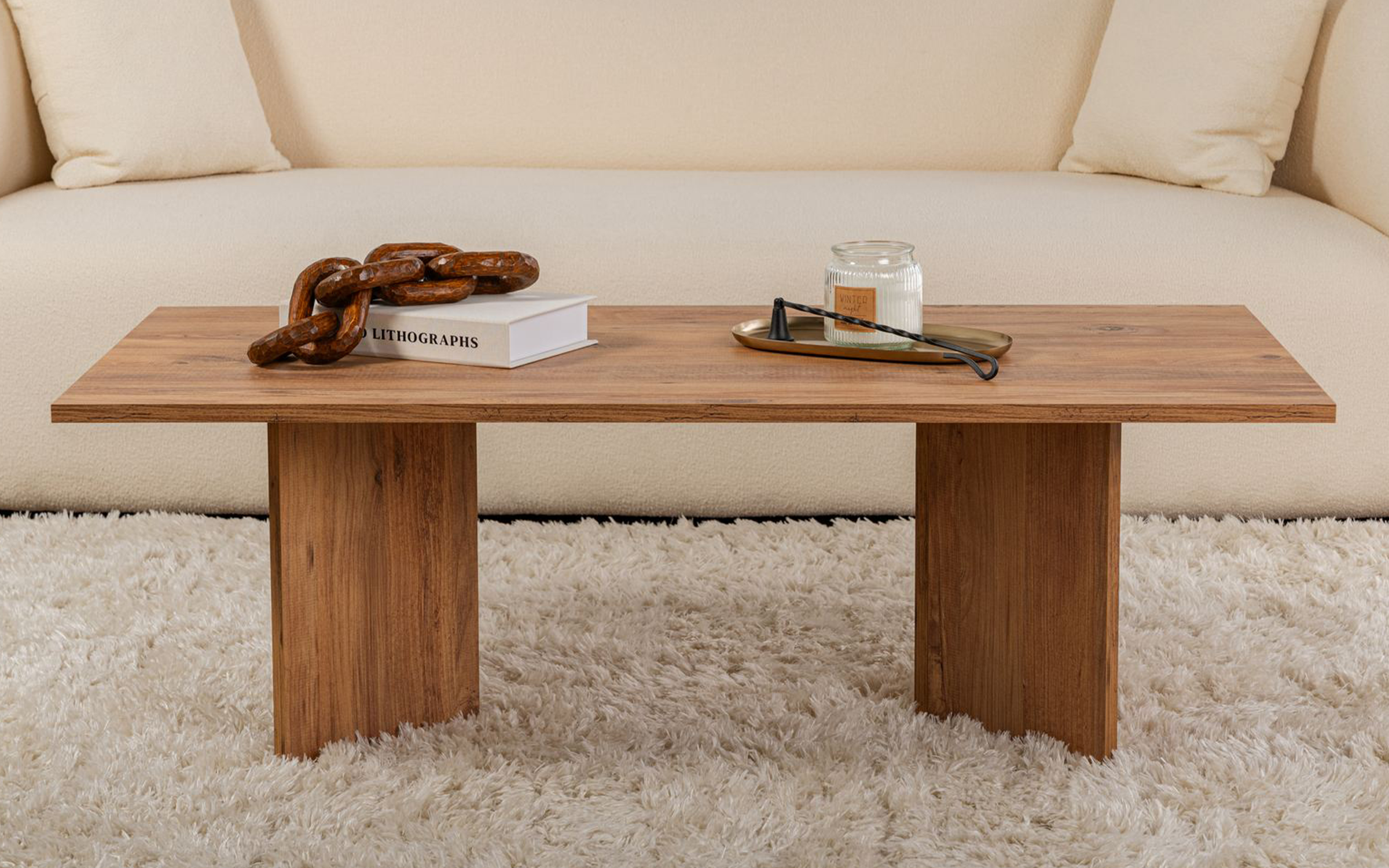 Masuta de cafea Sabin, pin atlantic  2