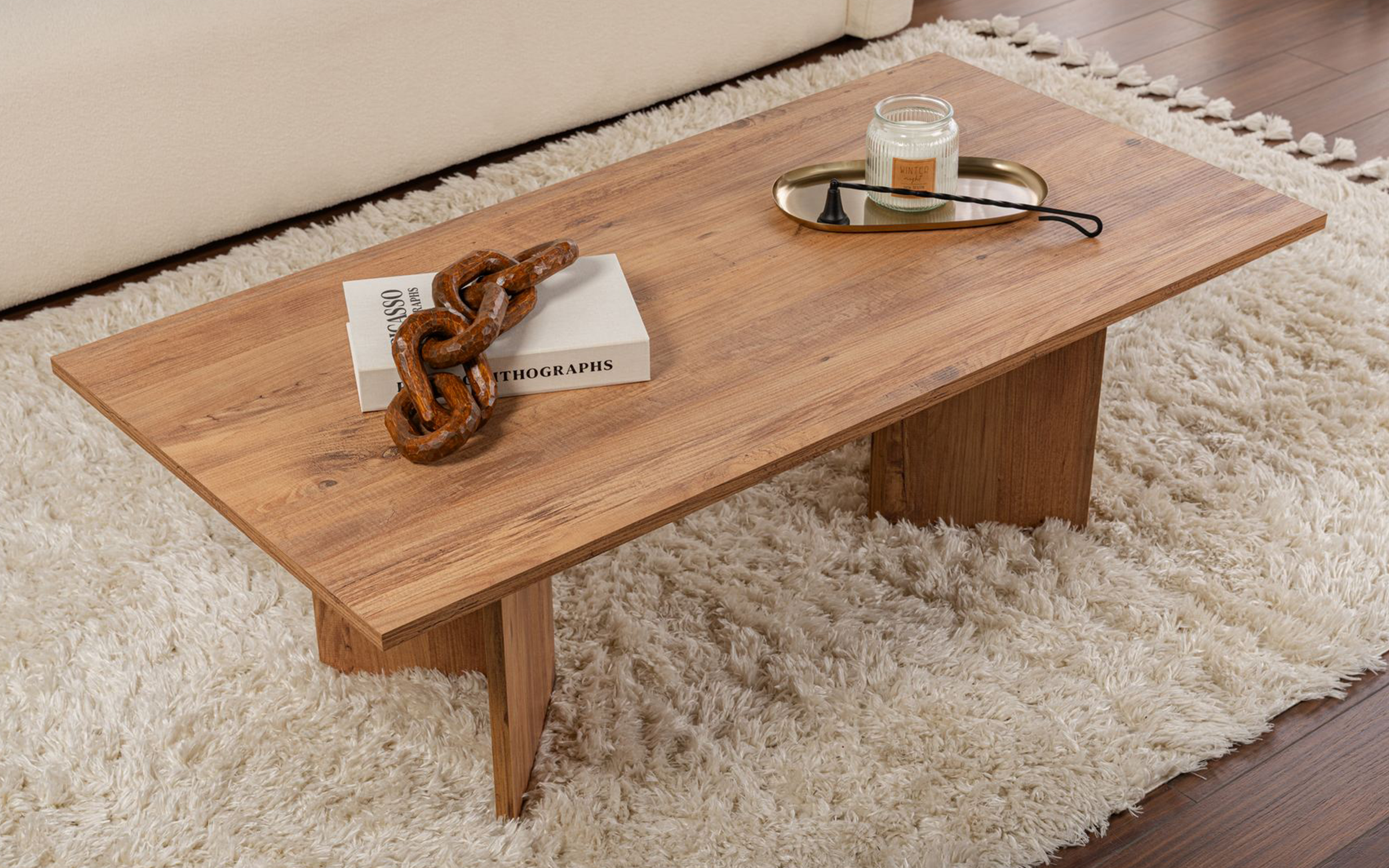 Masuta de cafea Sabin, pin atlantic  4