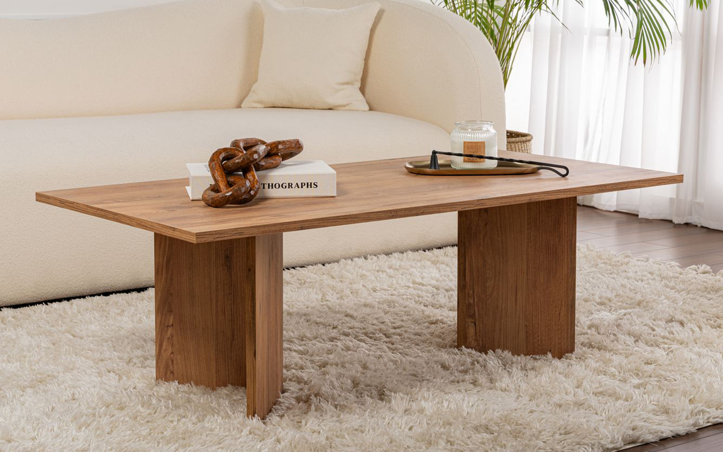 Masuta de cafea Sabin, pin atlantic  3