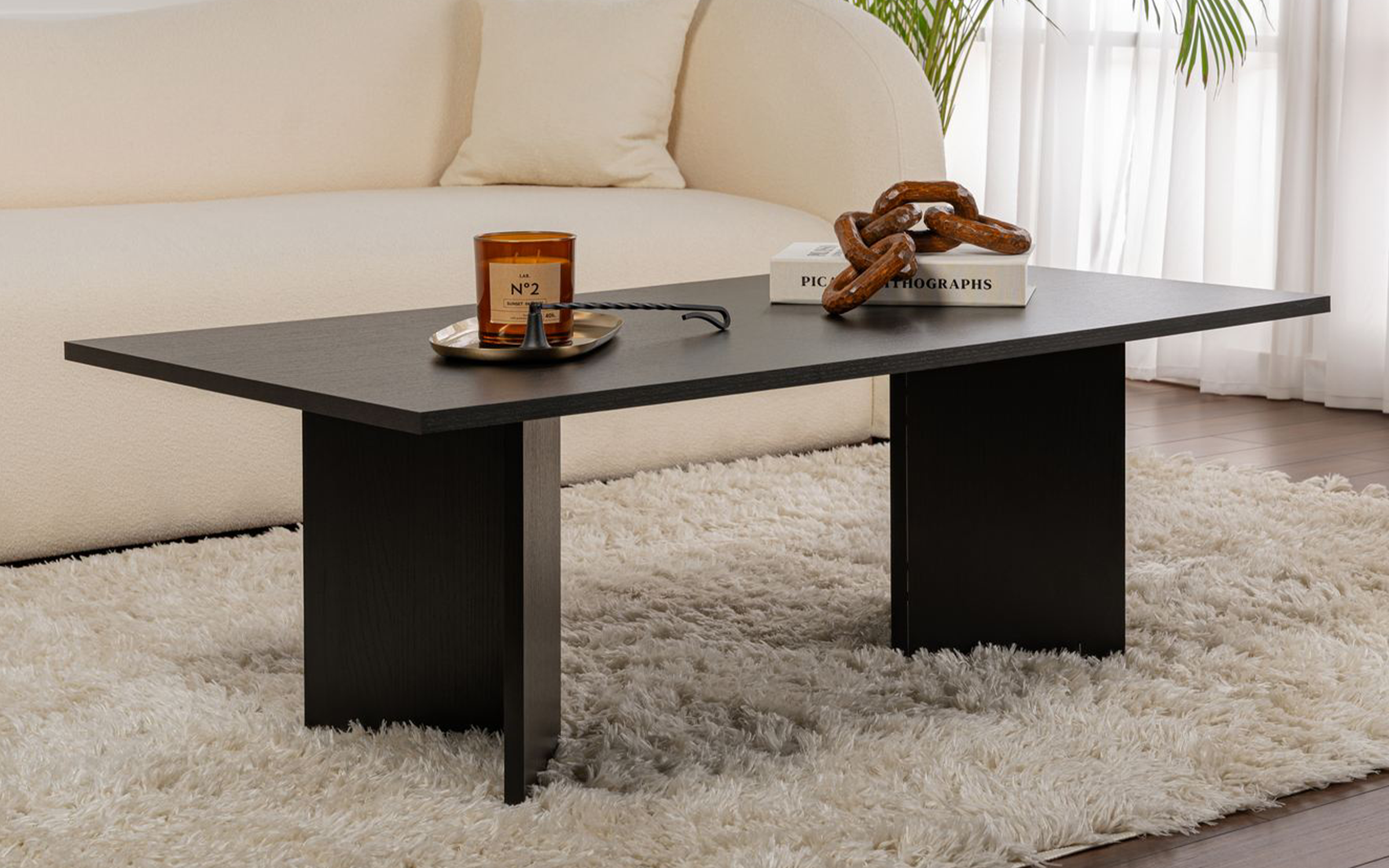 Masuta de cafea Sabin, negru  3