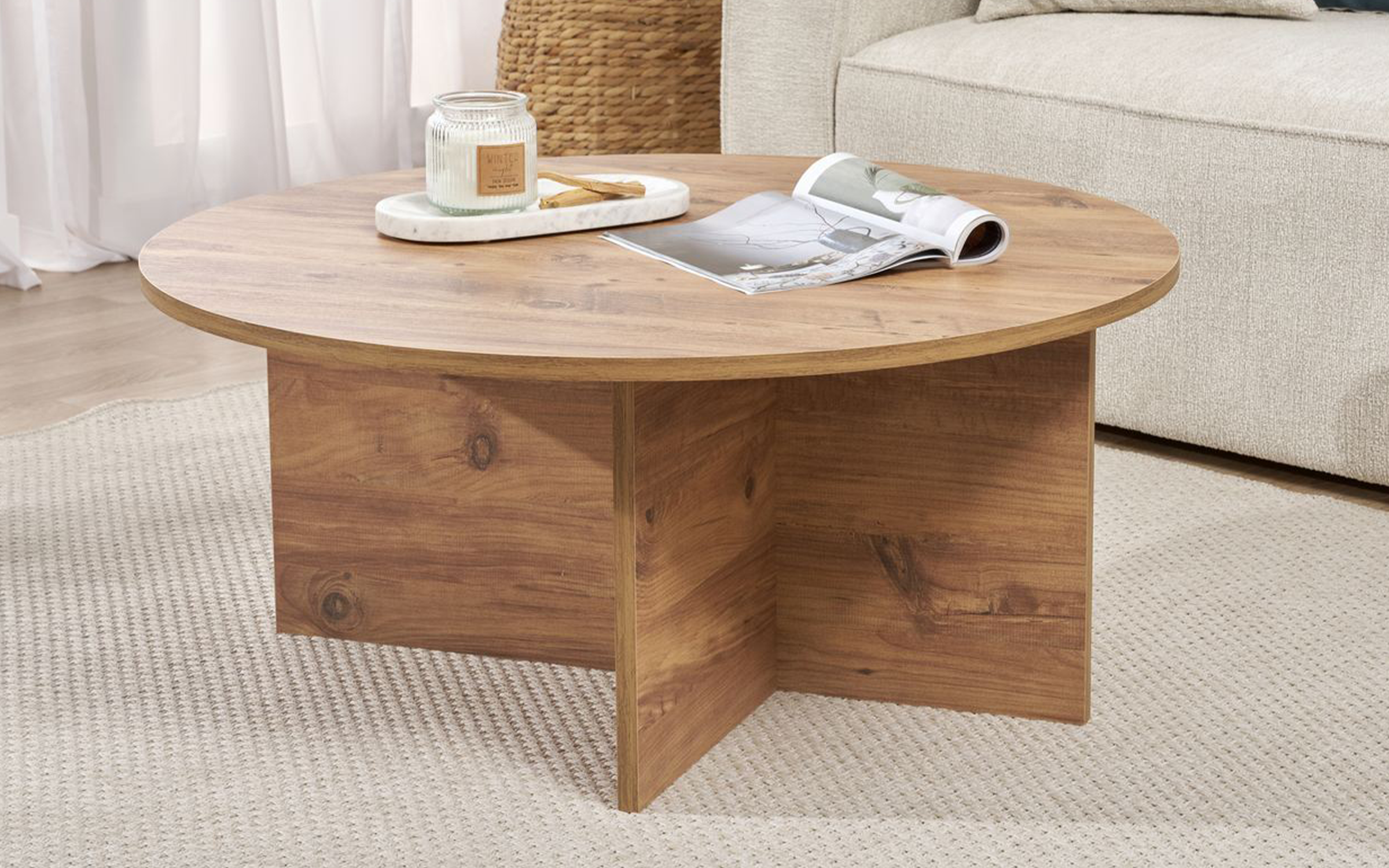 Masuta de cafea Soles, pin atlantic  3