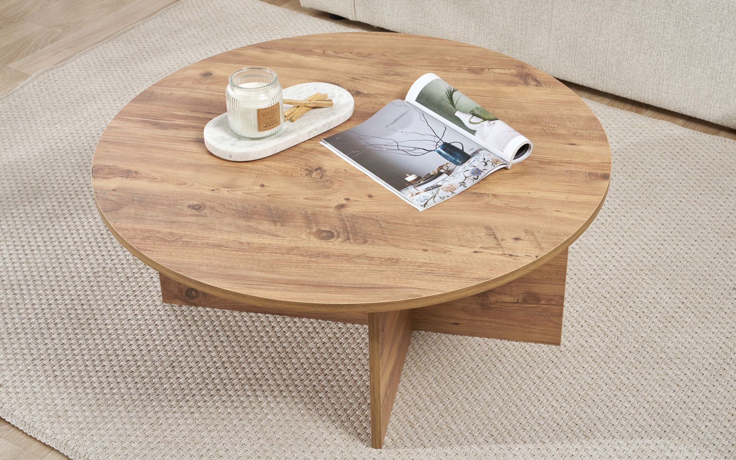 Masuta de cafea Soles, pin atlantic  4