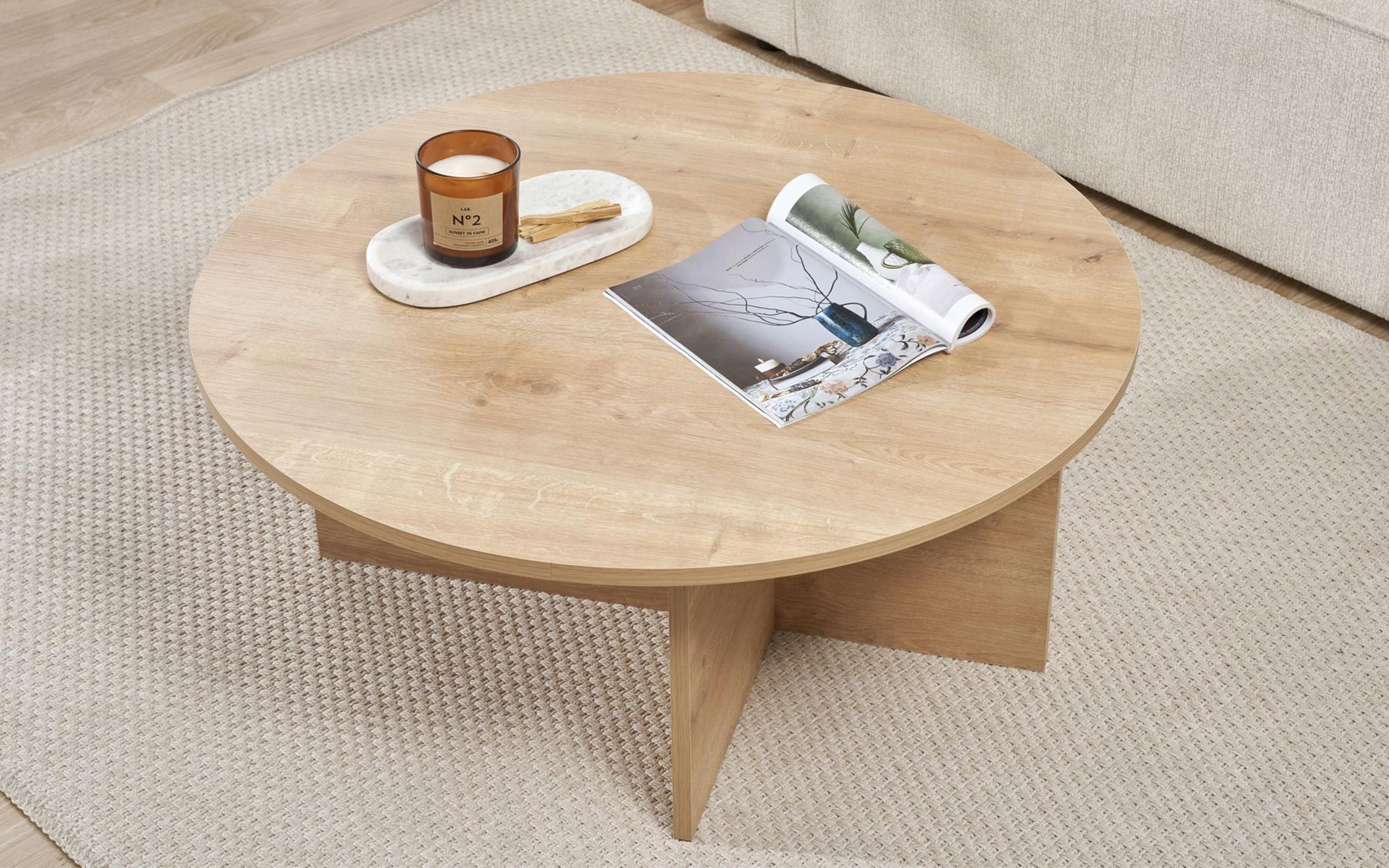 Masuta de cafea Soles, stejar safir  4