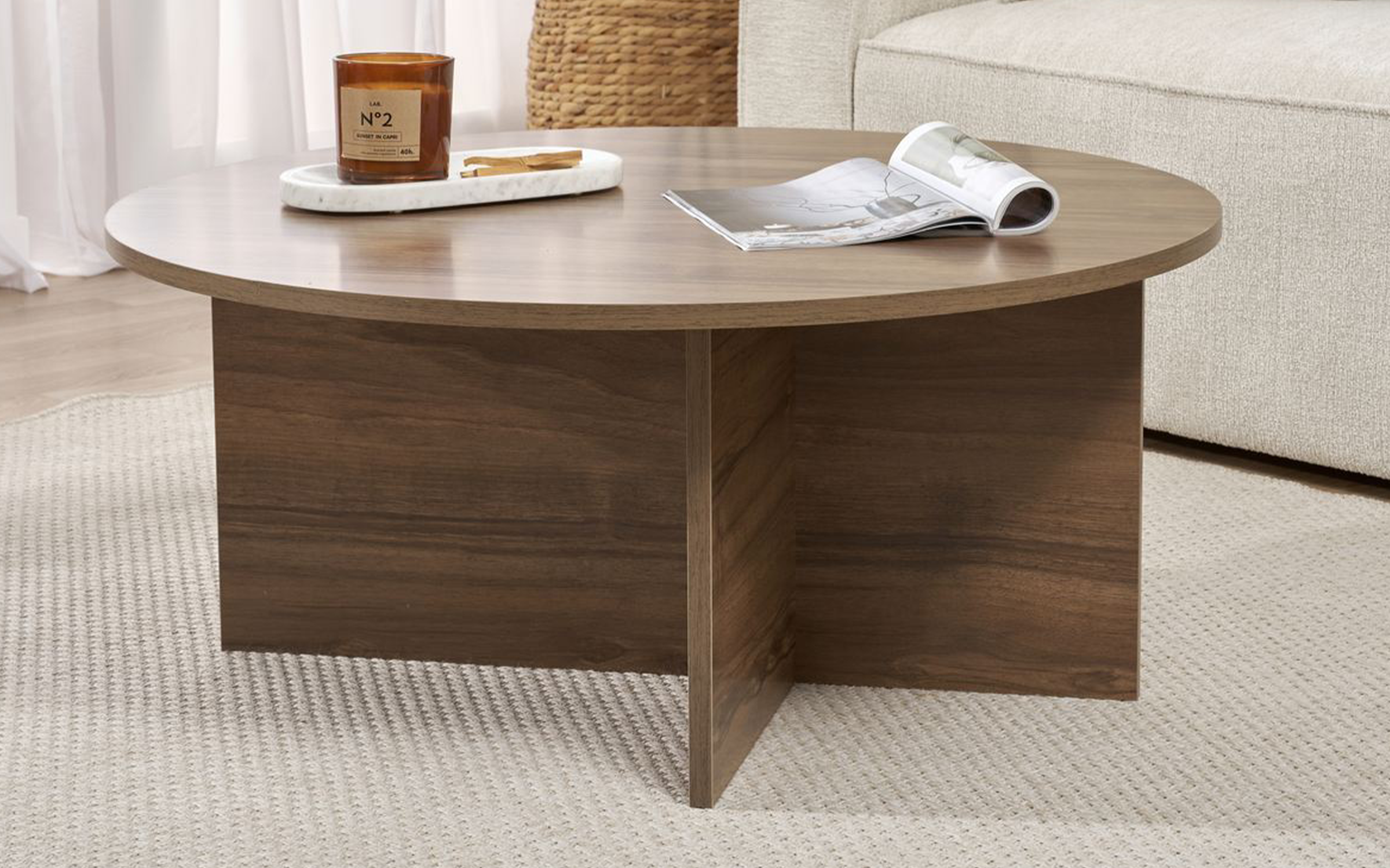 Masuta de cafea Soles, nuc  3