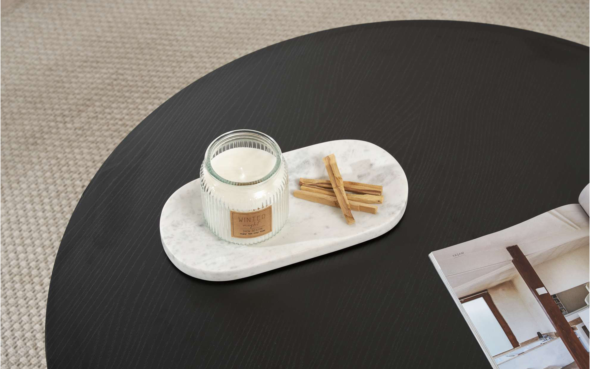 Masuta de cafea Soles, negru  6