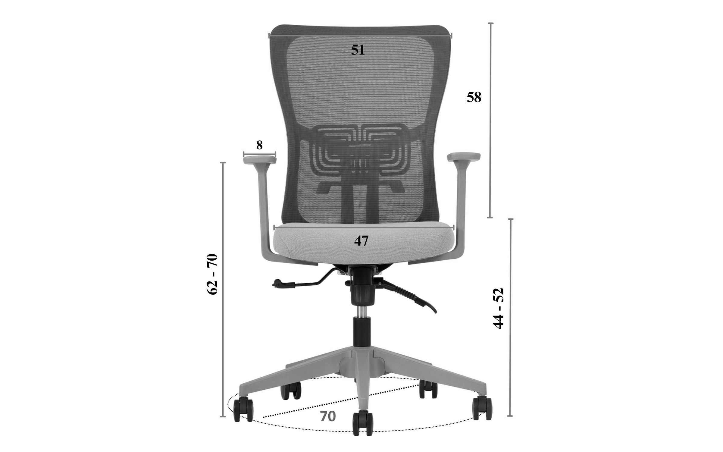 Scaun de birou Cosmo, roz  2