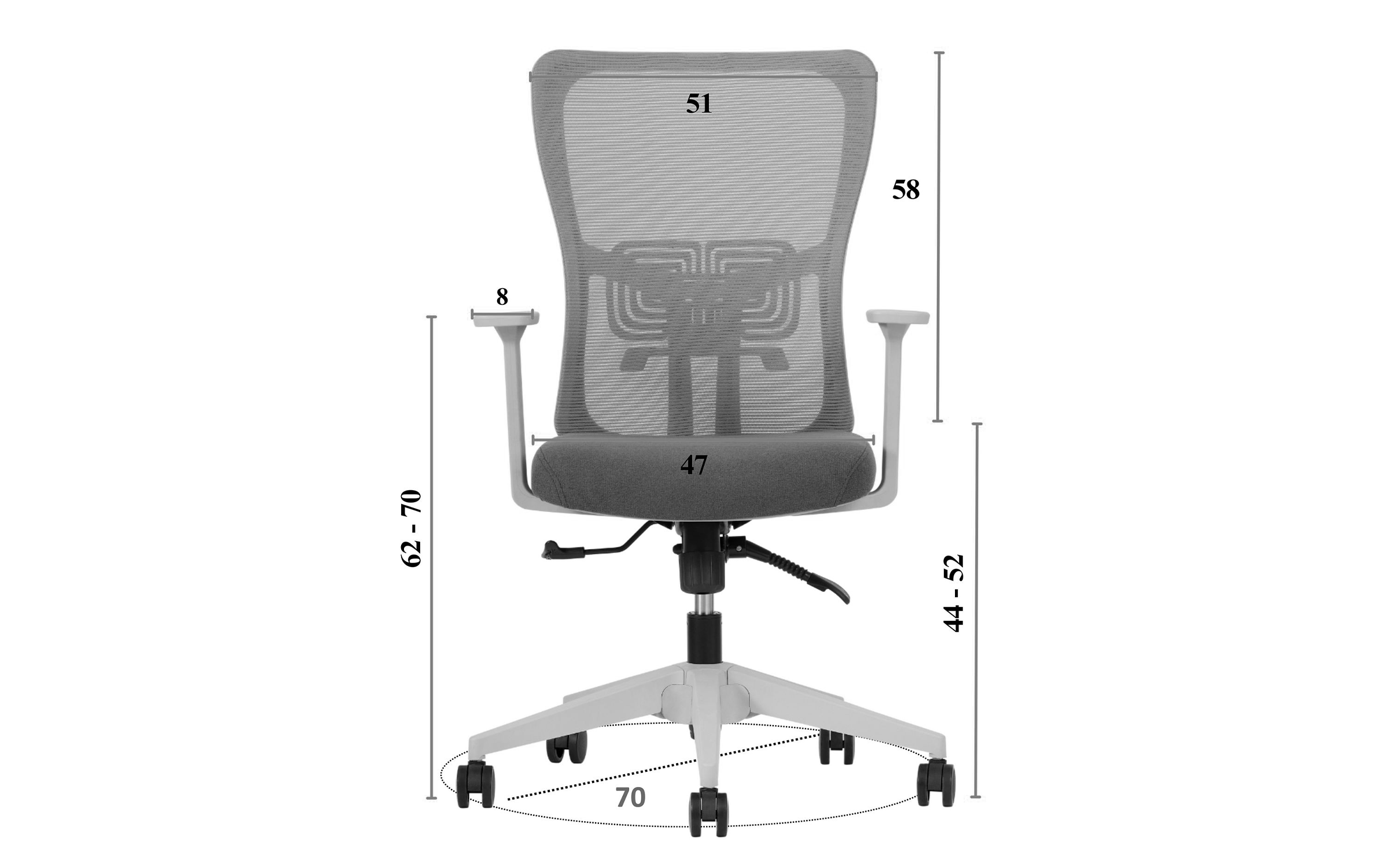 Scaun de birou Cosmo, verde  2