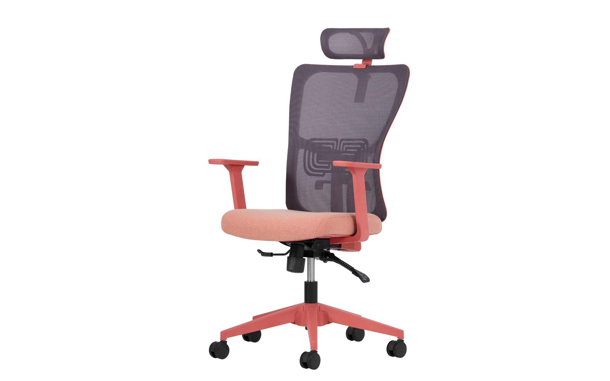 Scaun de birou Stelo, roz  4