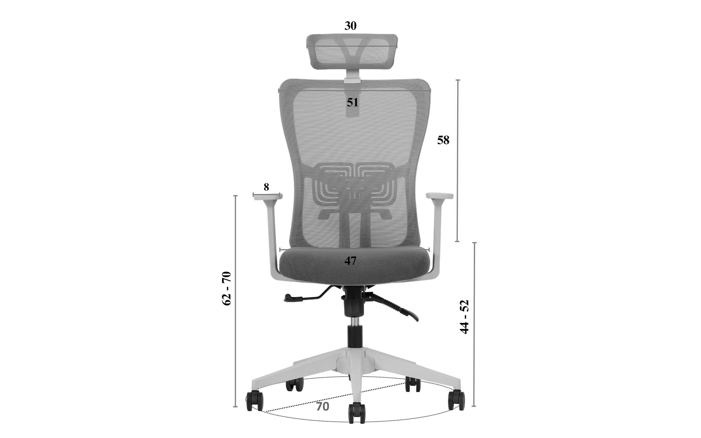 Scaun de birou Stelo, verde  2