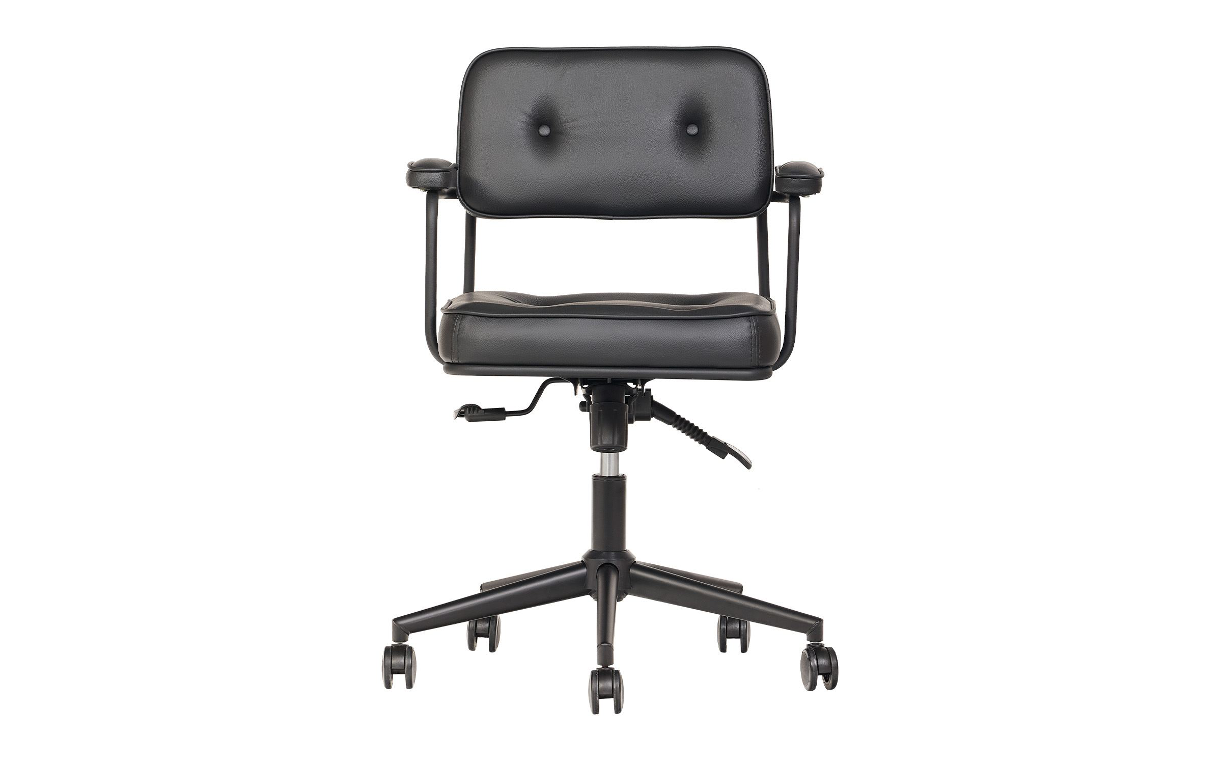 Scaun de birou Areti, negru  4