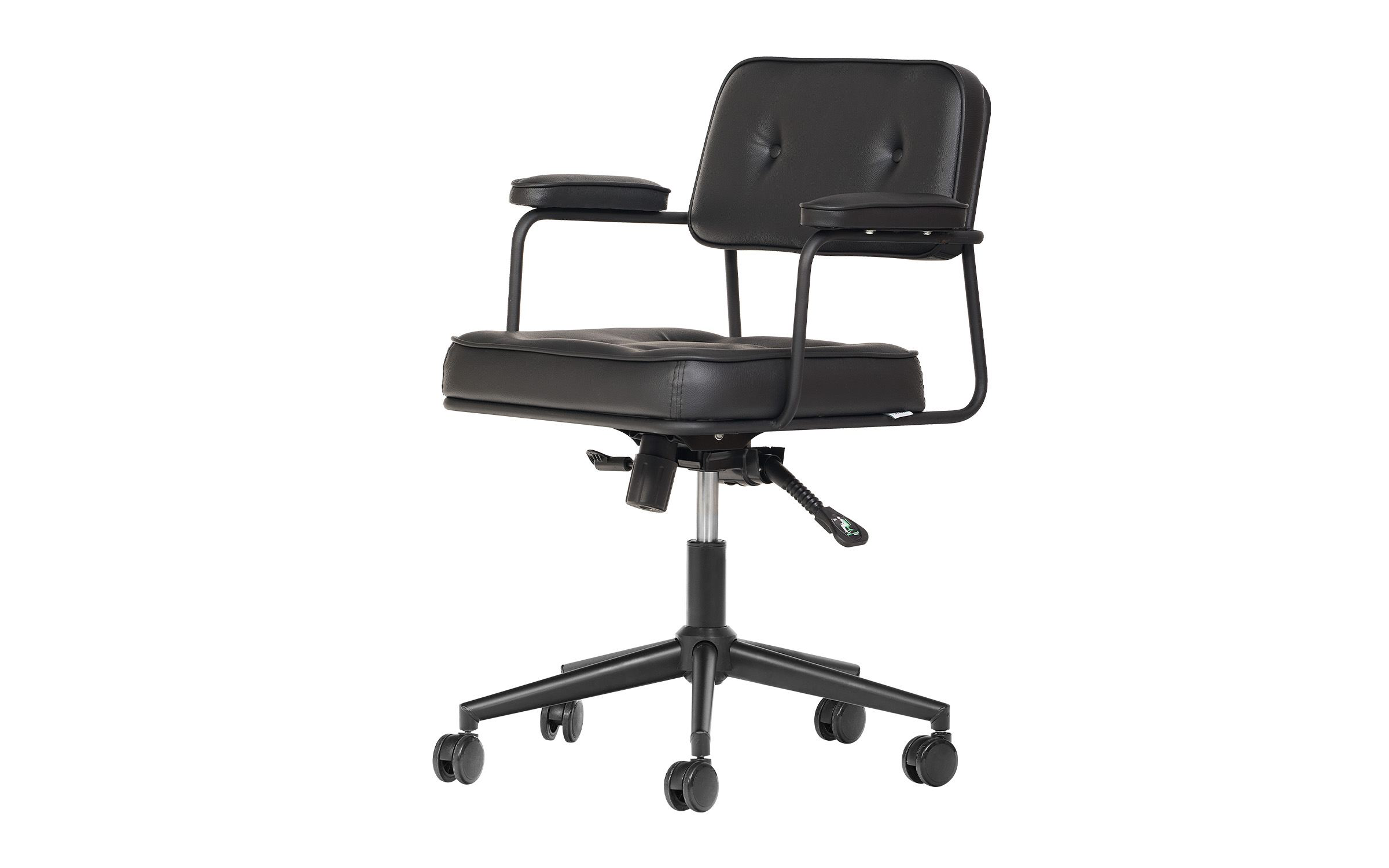 Scaun de birou Areti, negru  5