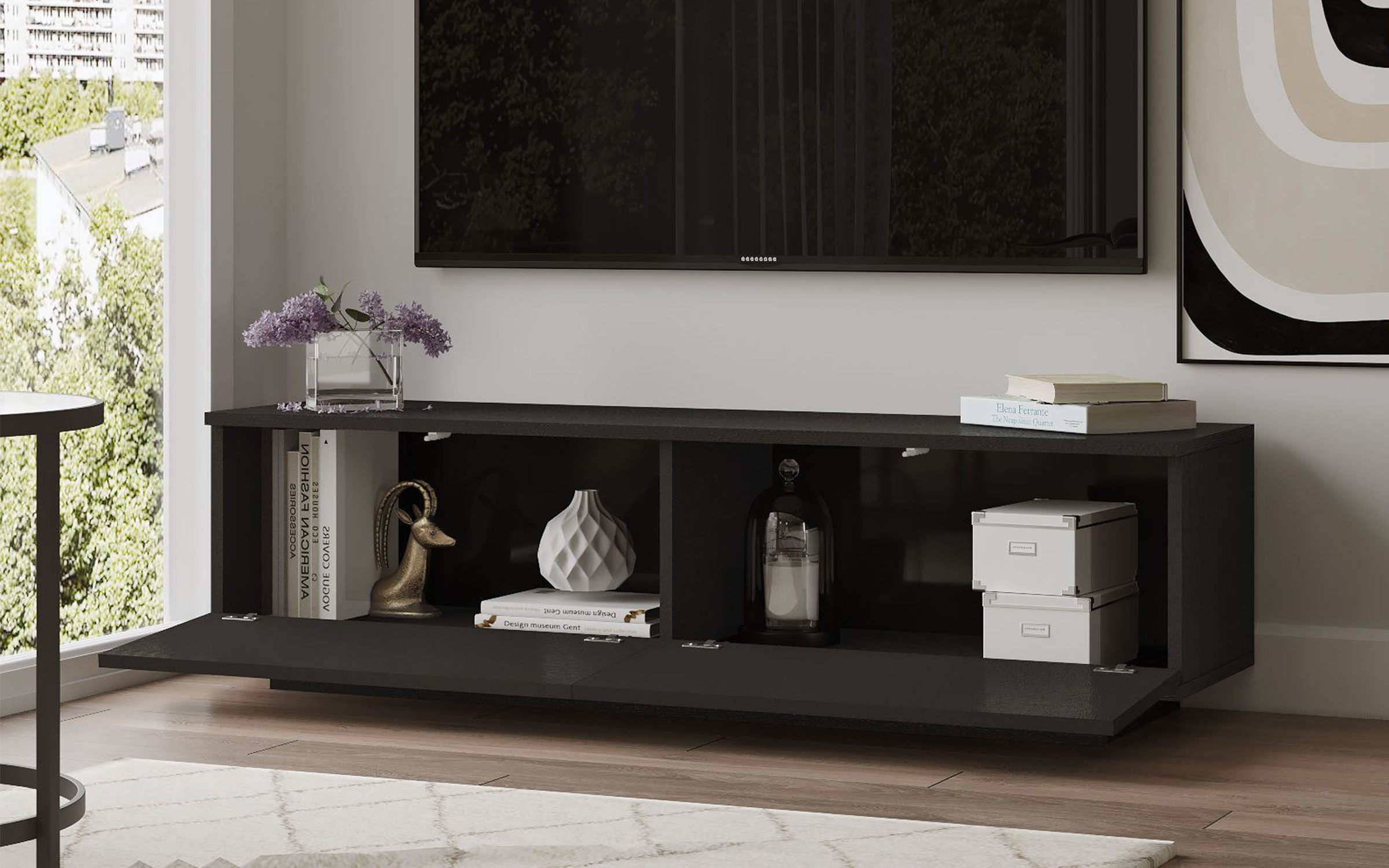 Modul TV Vinis, negru  6