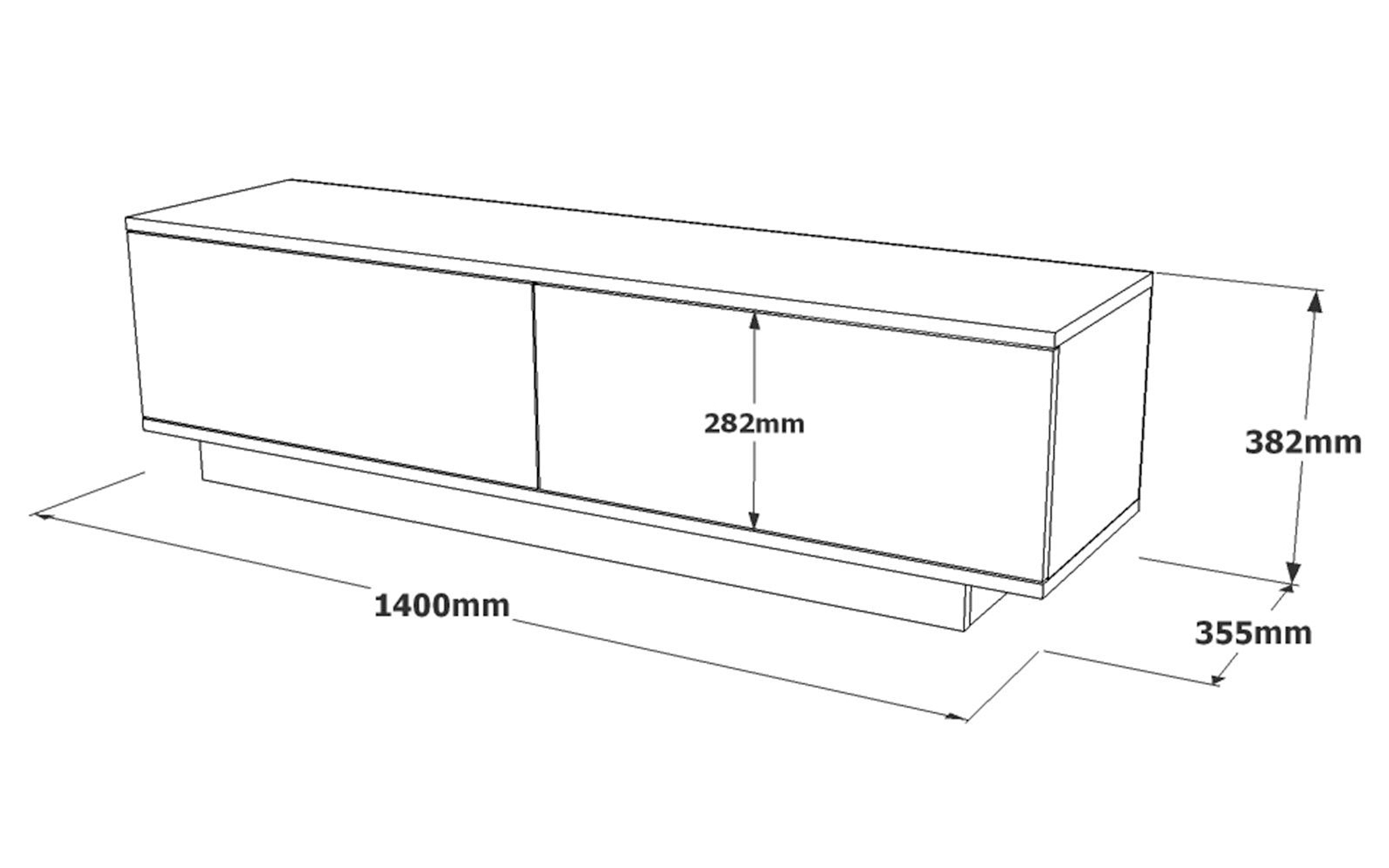 Modul TV Vinis, negru  2