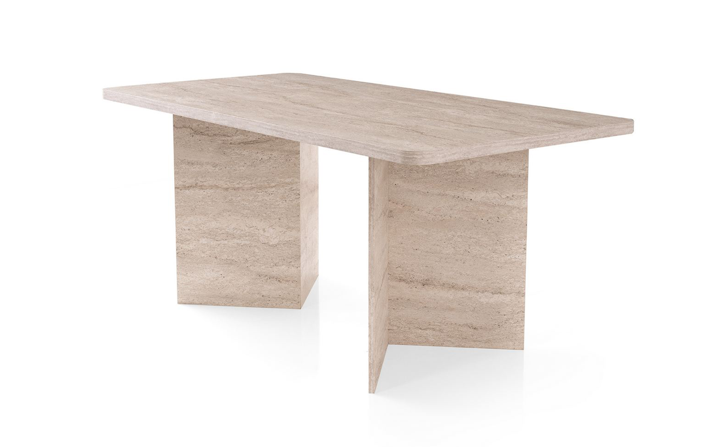 Masa dining Siela, decor travertin  7