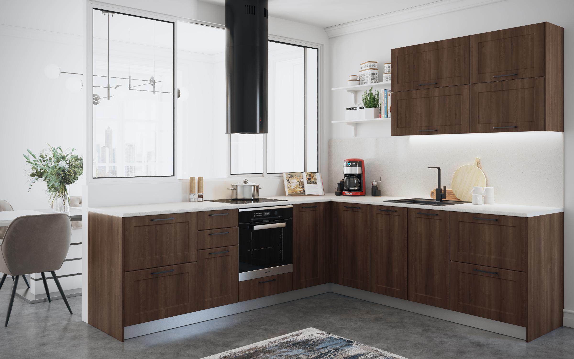 Dulap de bucatarie Sena 12, nuc  3