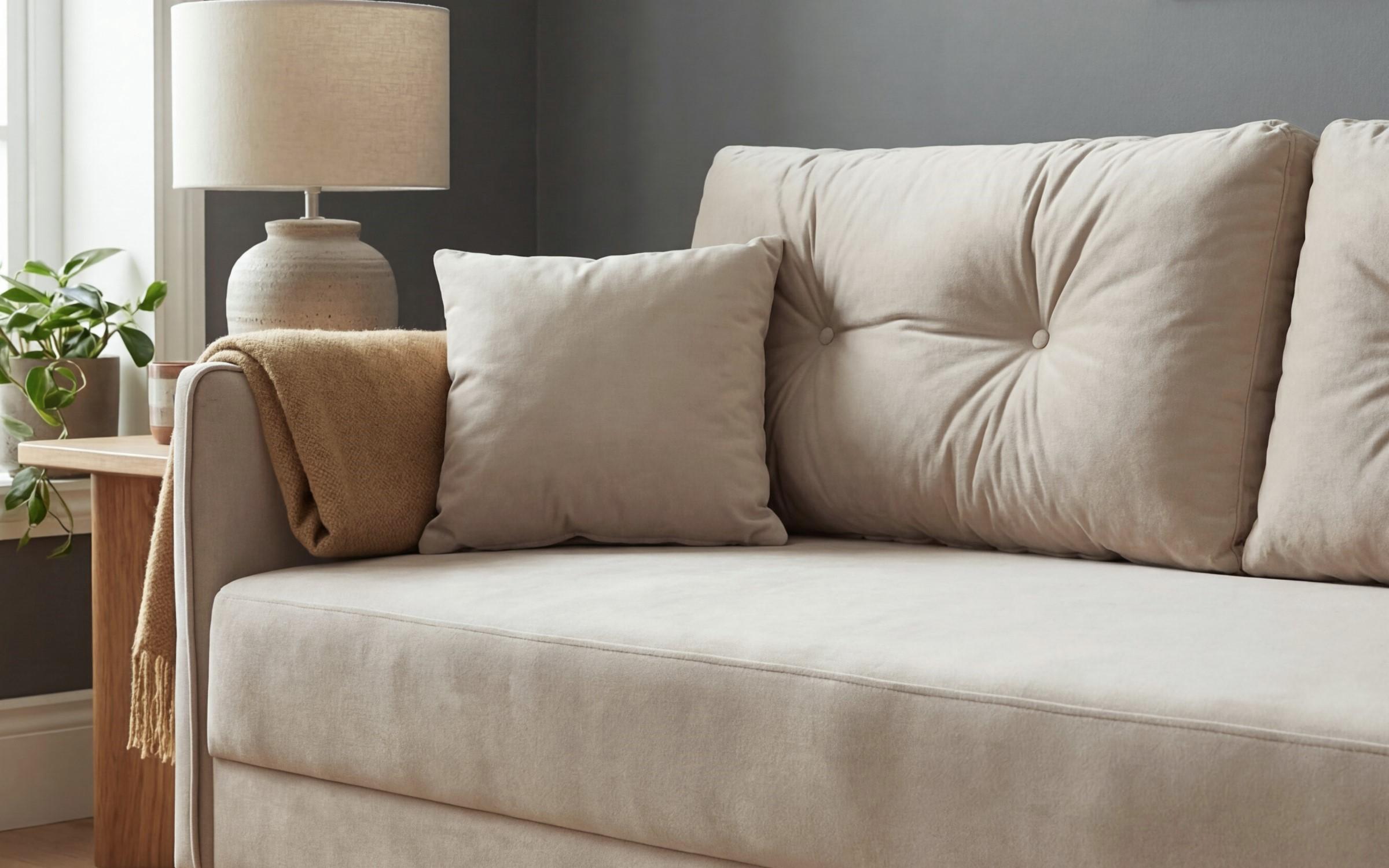 Canapea extensibila click- clack Abramo, bej deschis  5