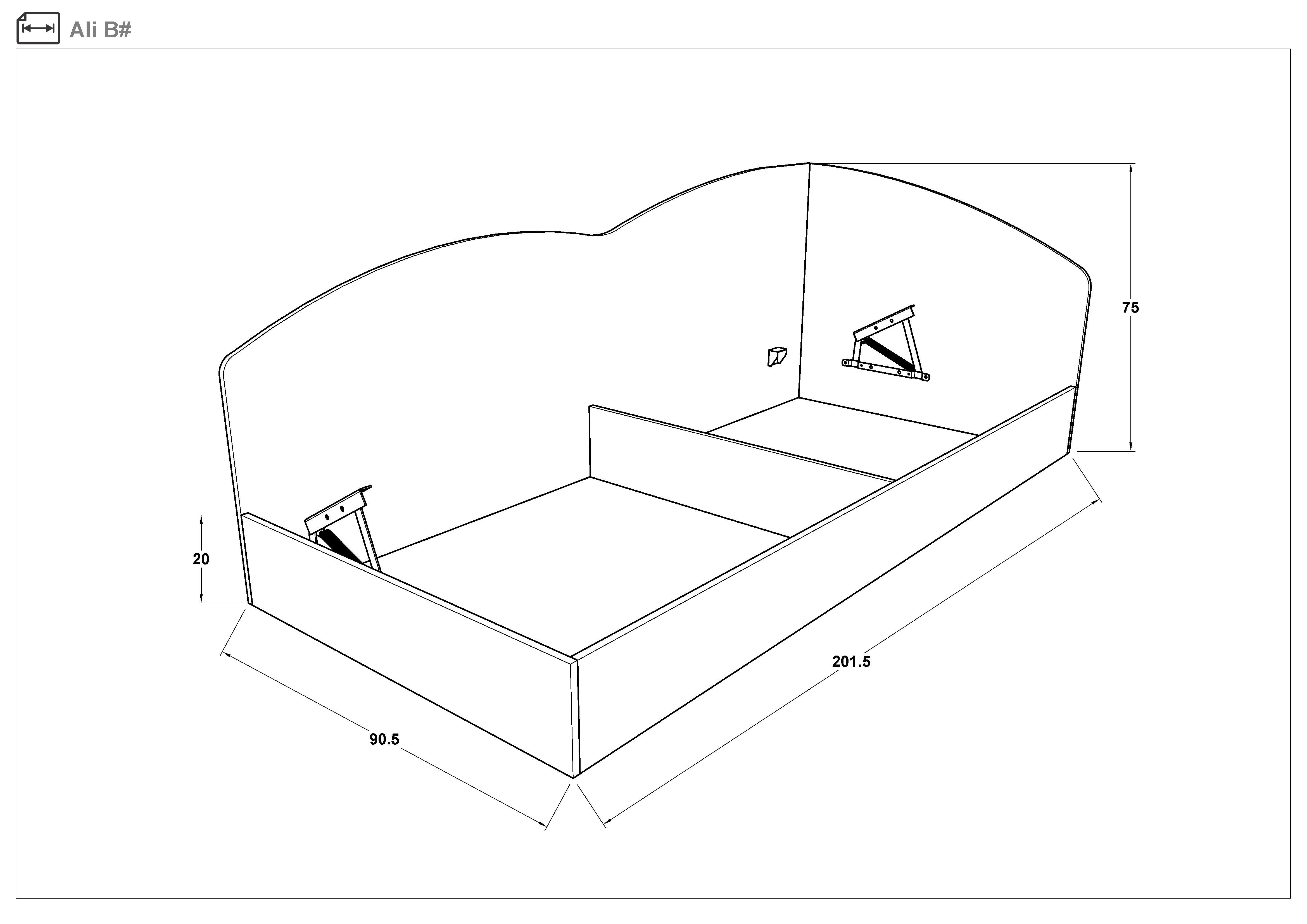 Детская кровать Али,   2