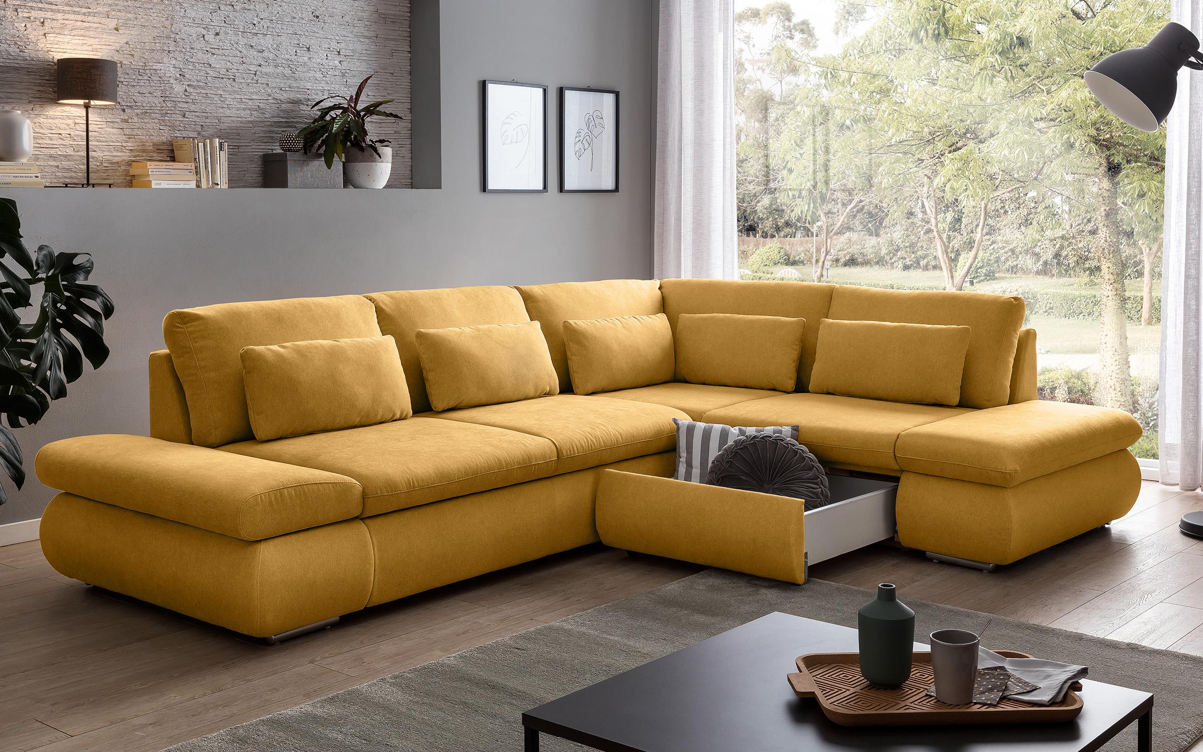 Coltar extensibil Delmar, mustar  4