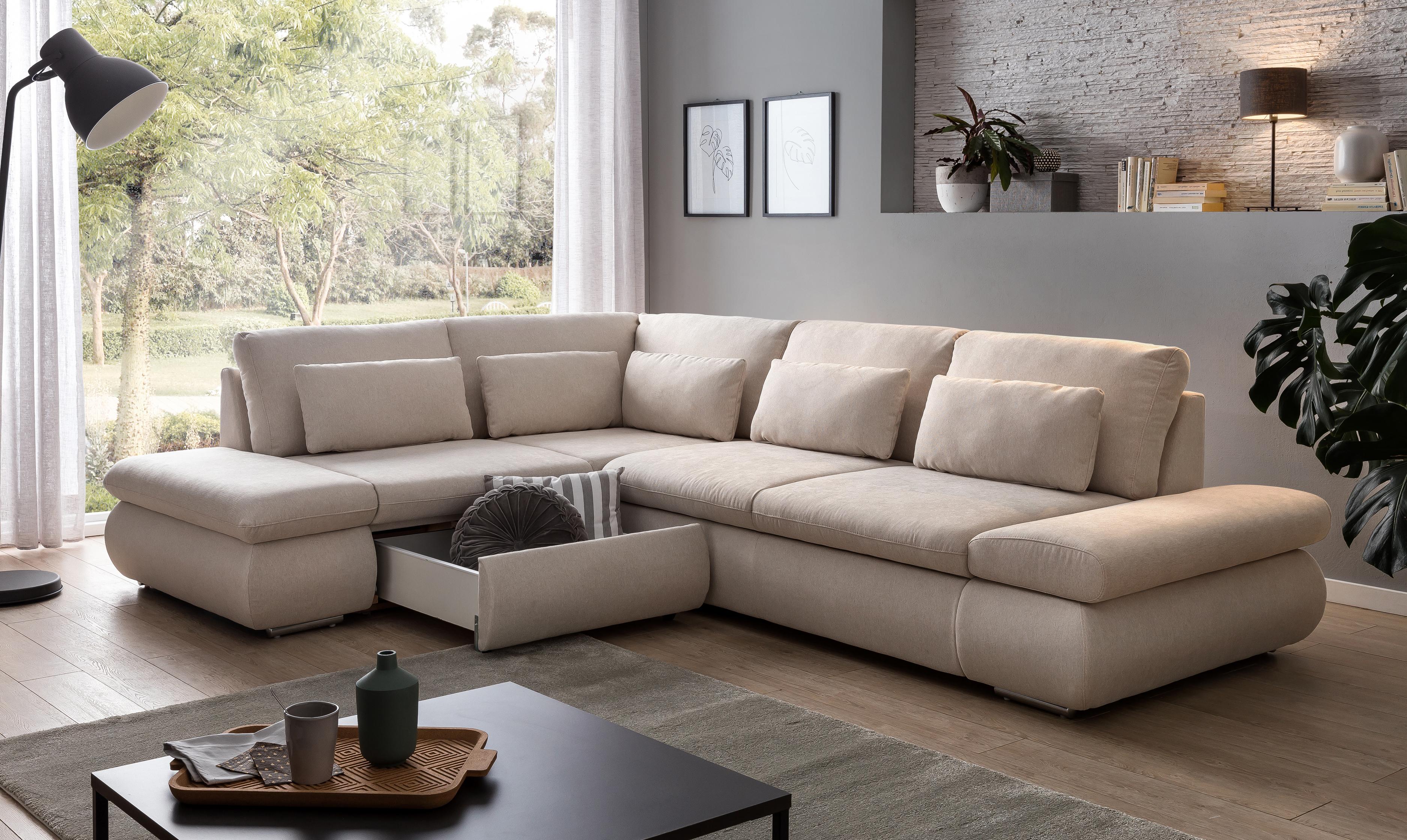 Coltar extensibil Delmar, bej  3
