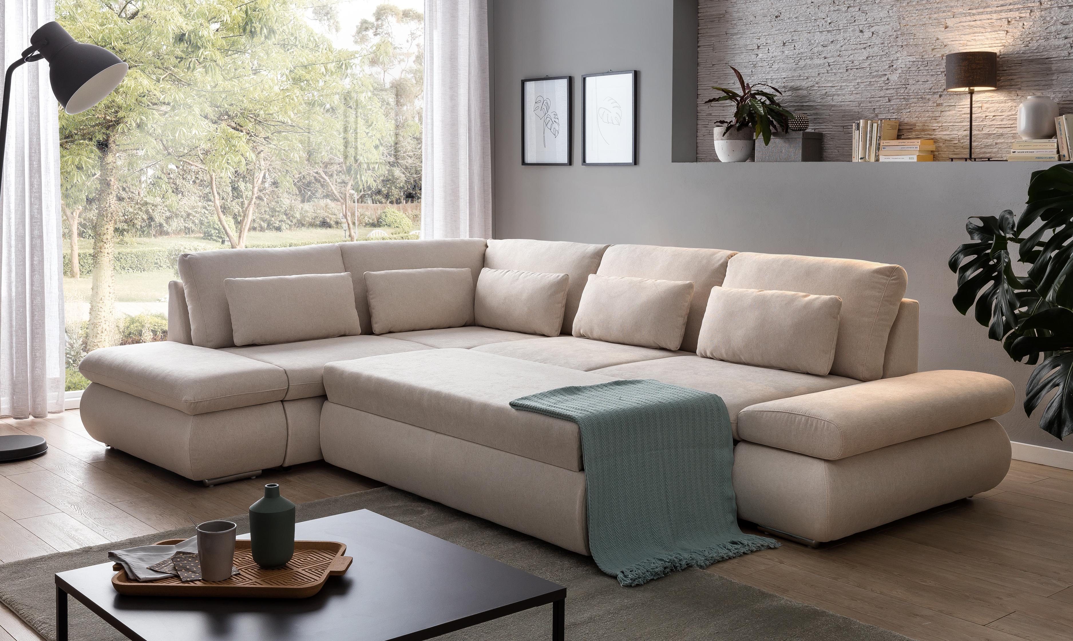 Coltar extensibil Delmar, bej  4