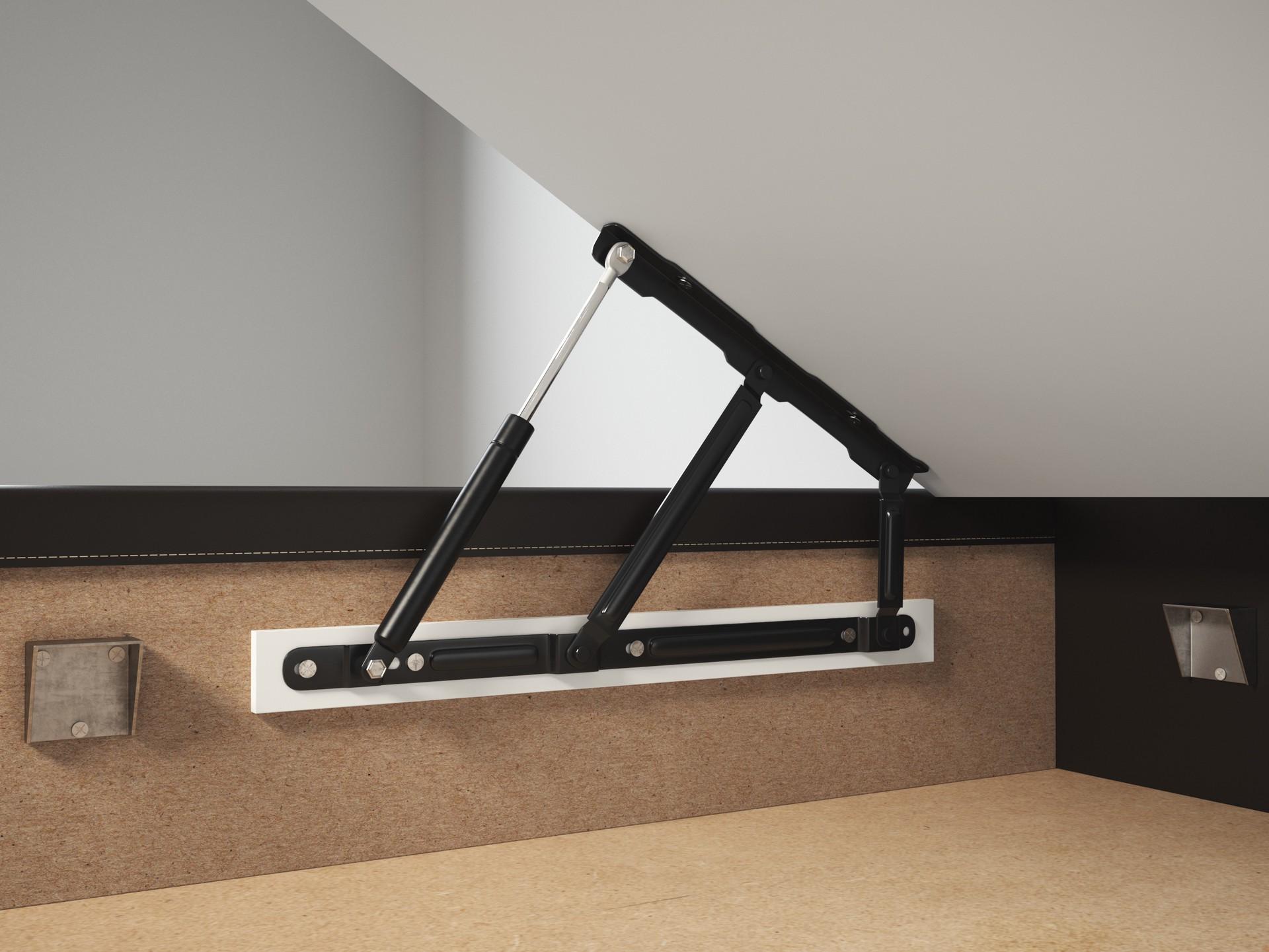 Pentru Izola/Aronda 160/200 сm Mecanism special de ridicare cu distantier 1200N + fund MDF 2.5 mm,   1